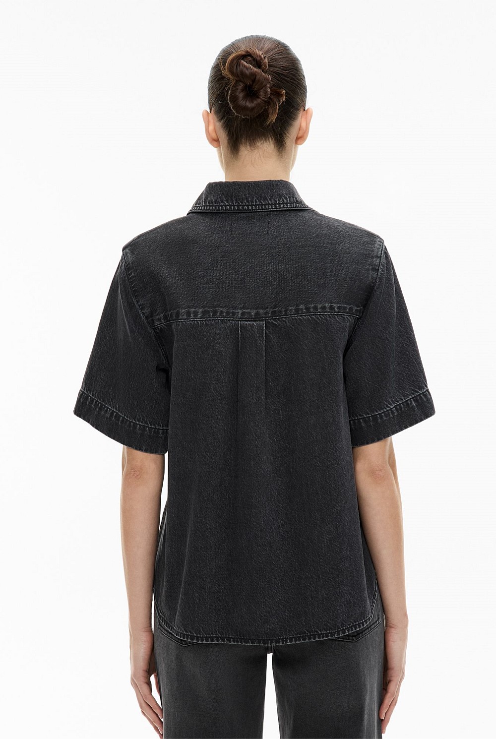 Patch Pocket Denim Shirt