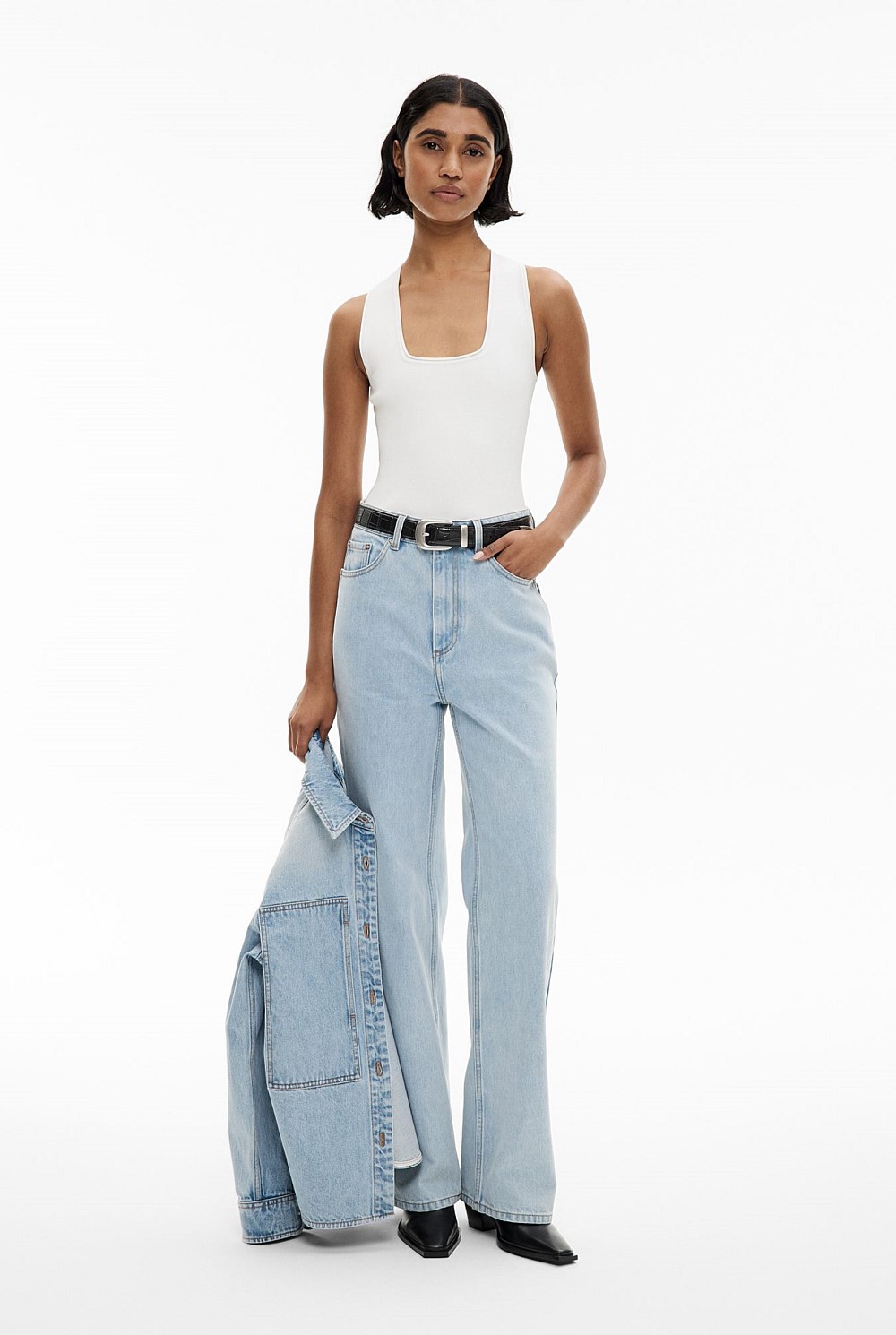 Pocket Detail Jeans