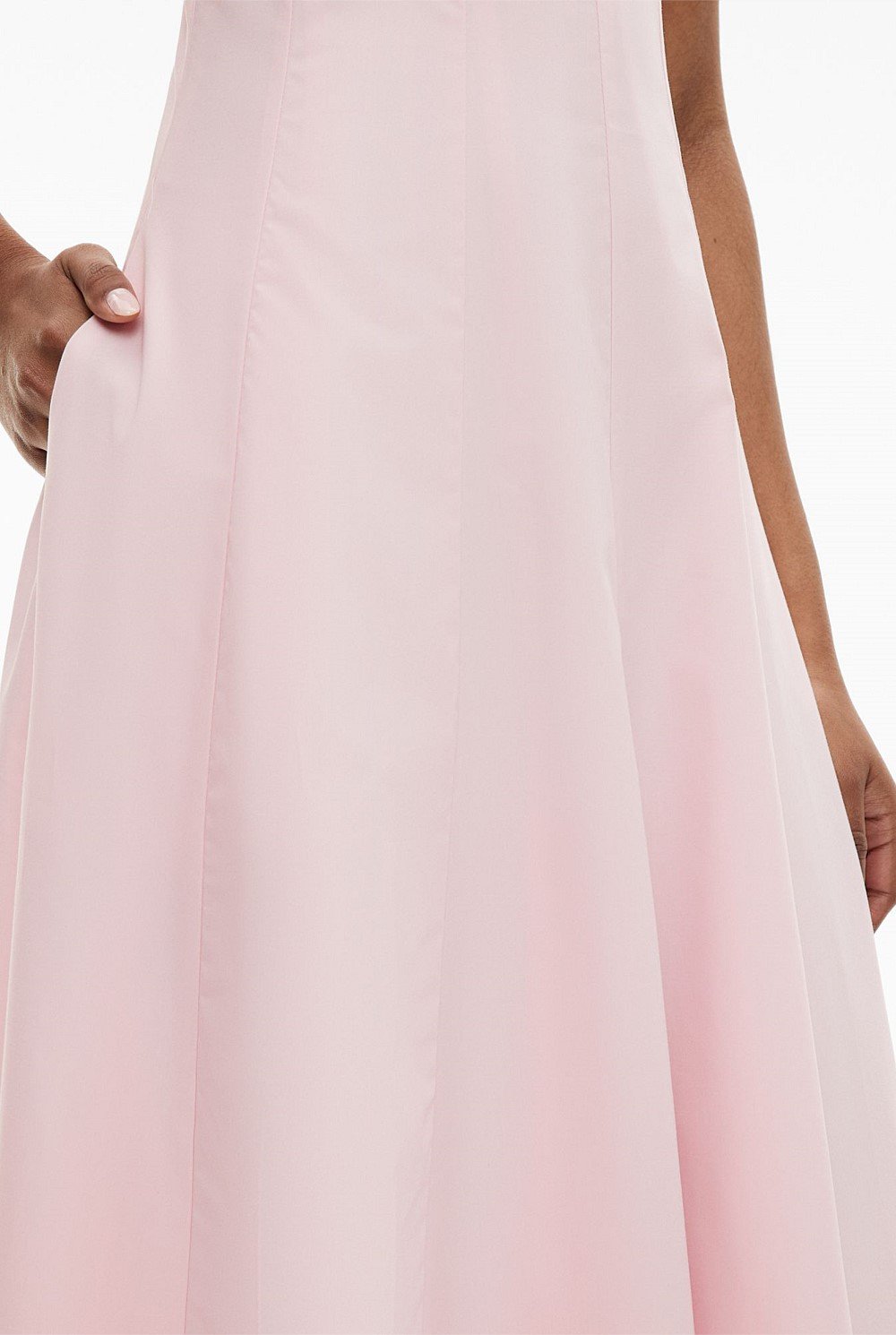 Panelled Midi Dress