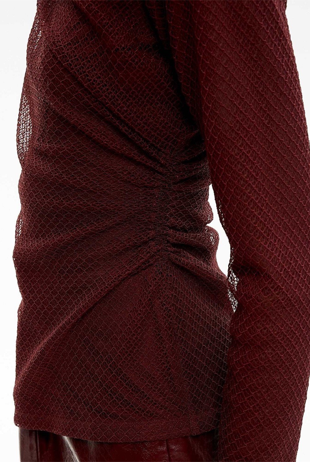 Openwork Jersey Top