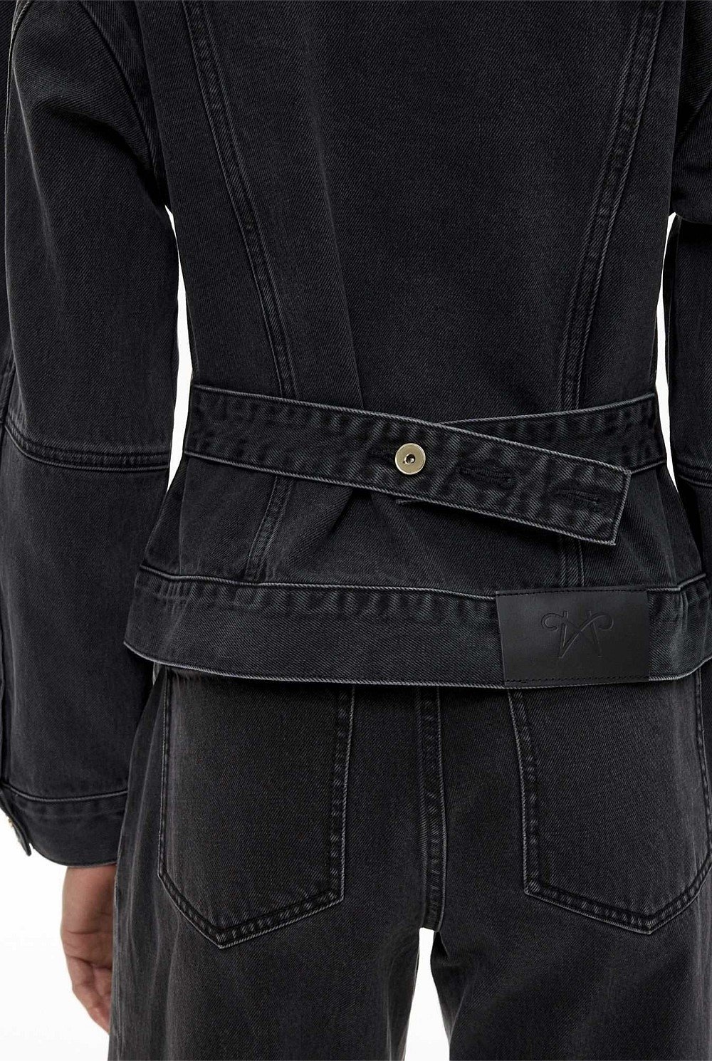 Cinched Denim Jacket