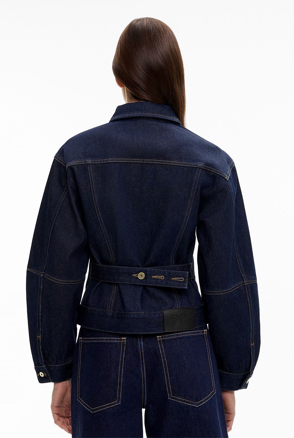 Cinched Denim Jacket