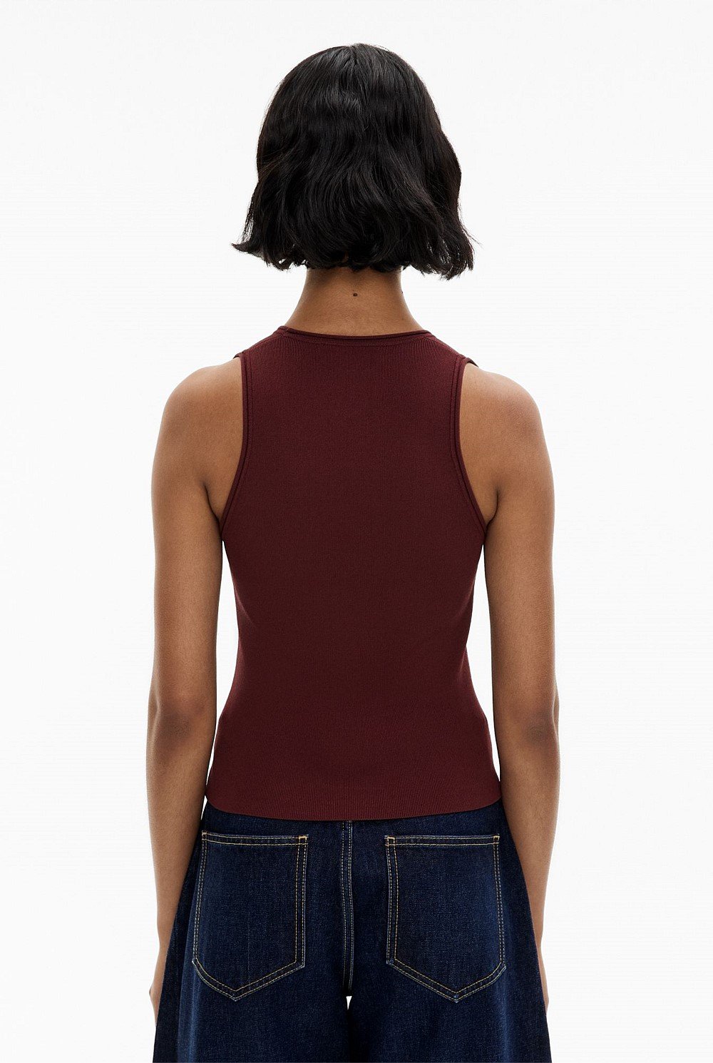 Compact Square Neck Tank Top