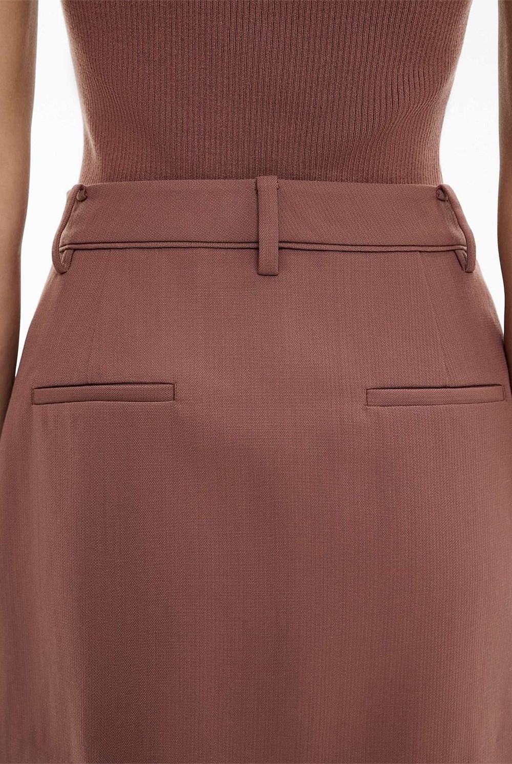 Piped Detail Mini Skirt