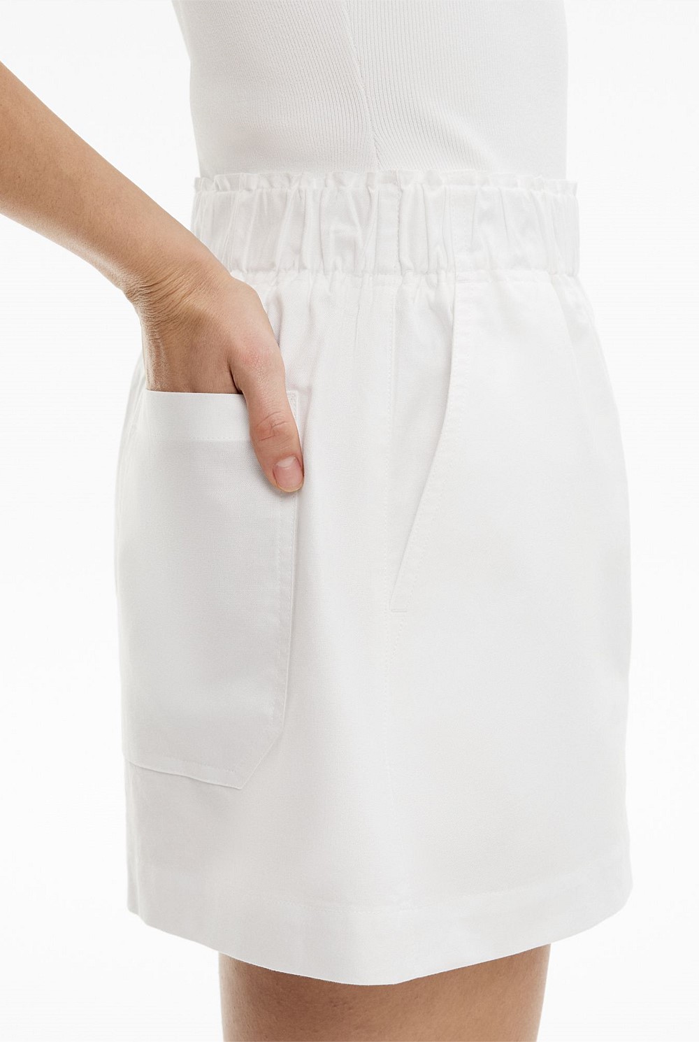 Cotton Oxford Shorts