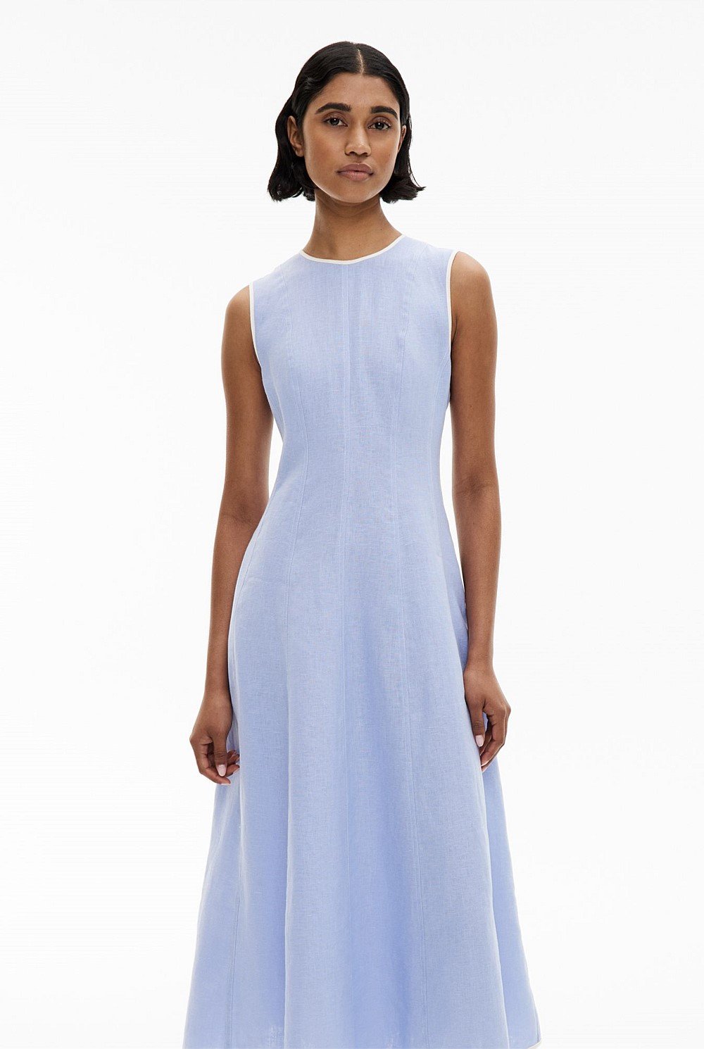 Linen Seam Dress