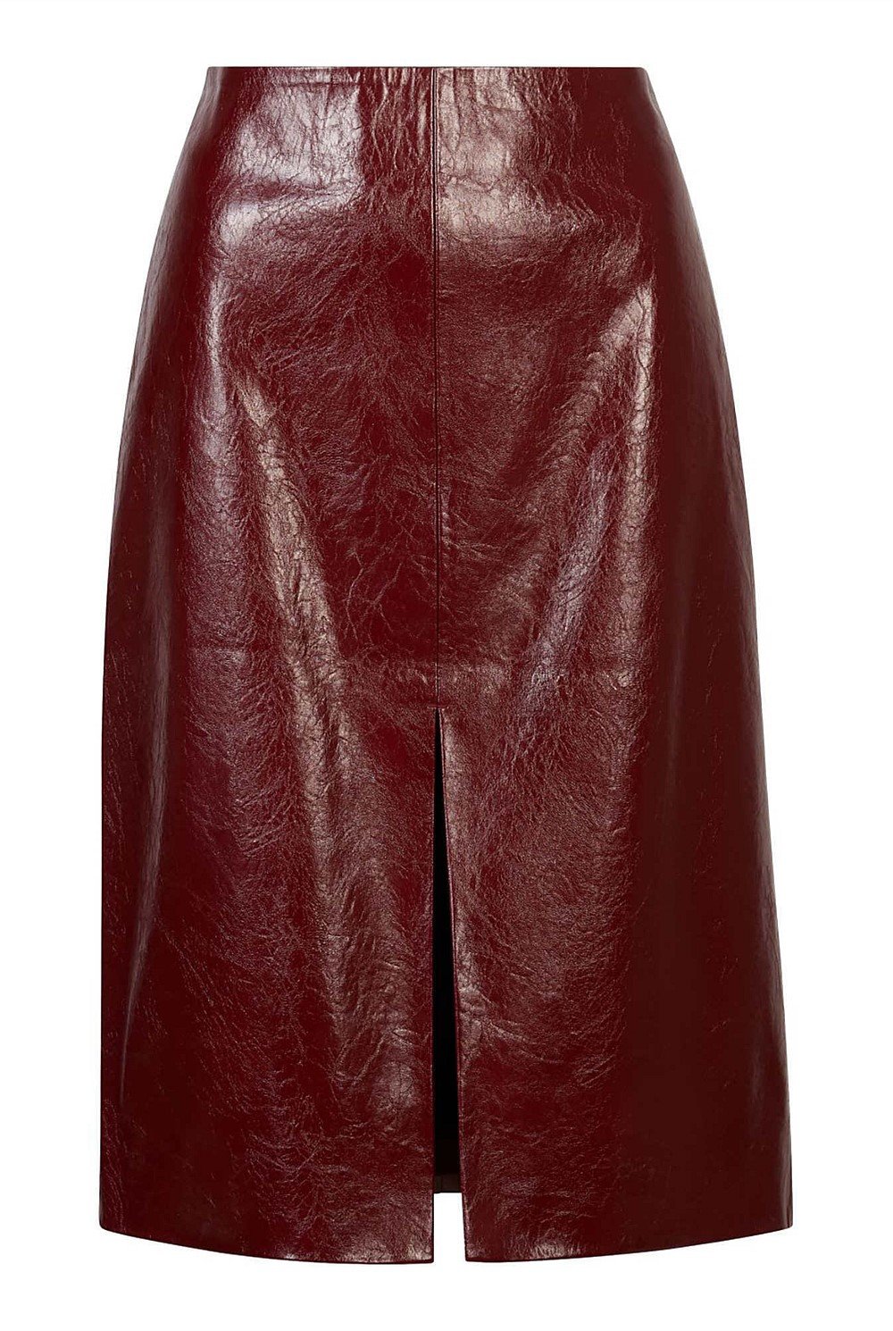 Front Split Midi Skirt