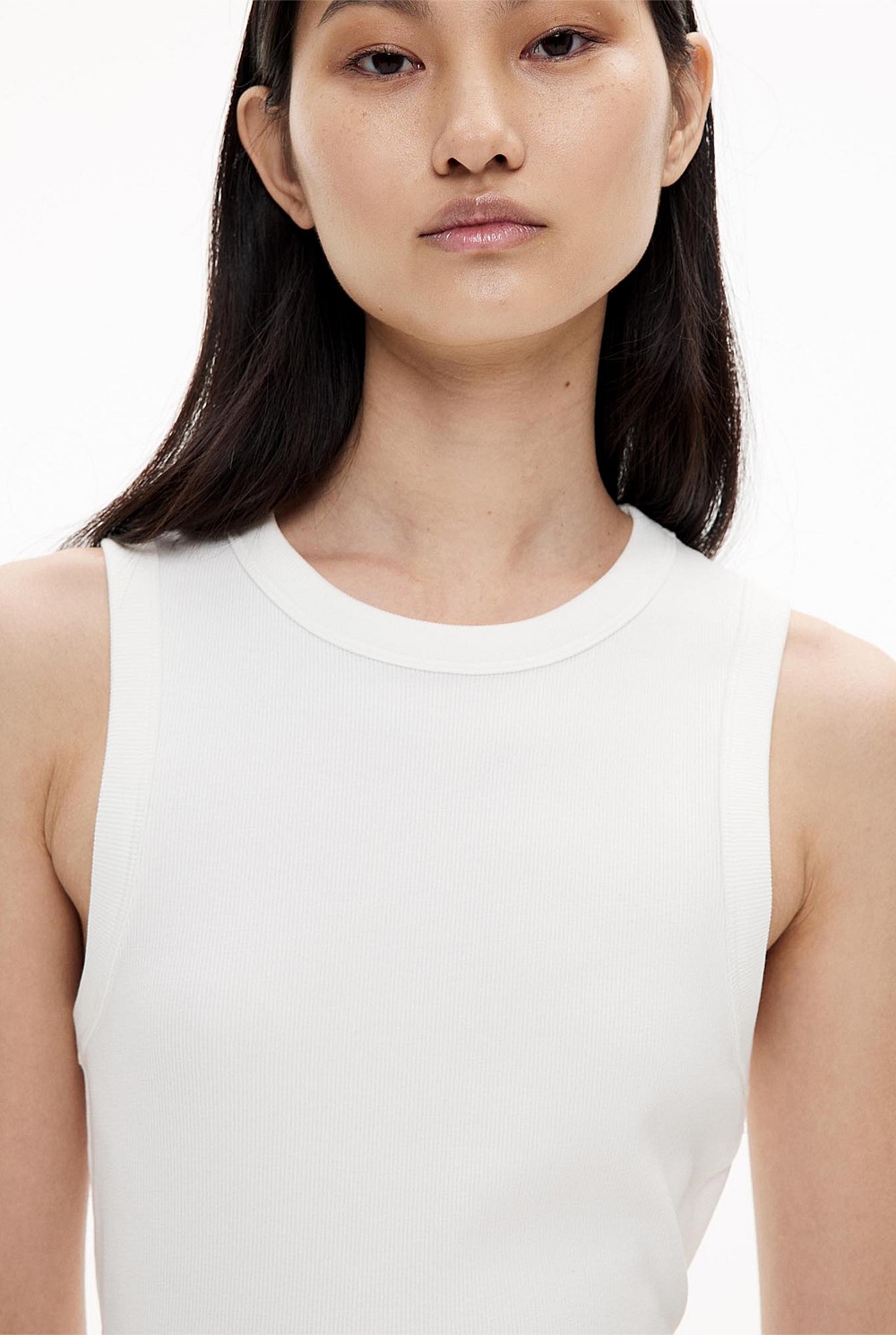 Crew Rib Tank Top