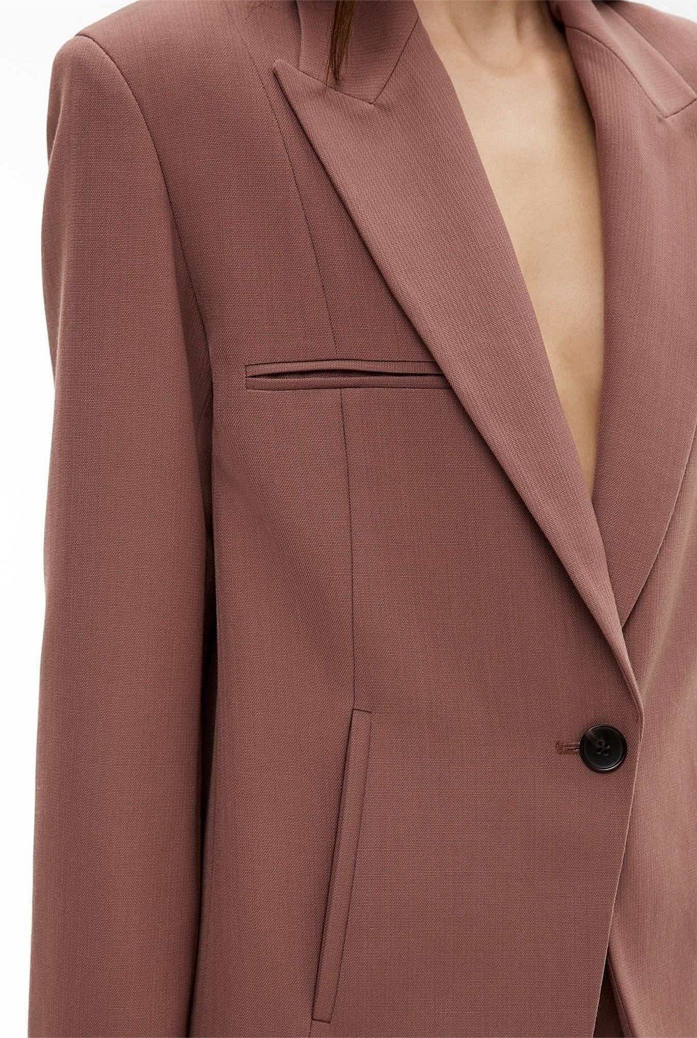 Piped Pocket Blazer