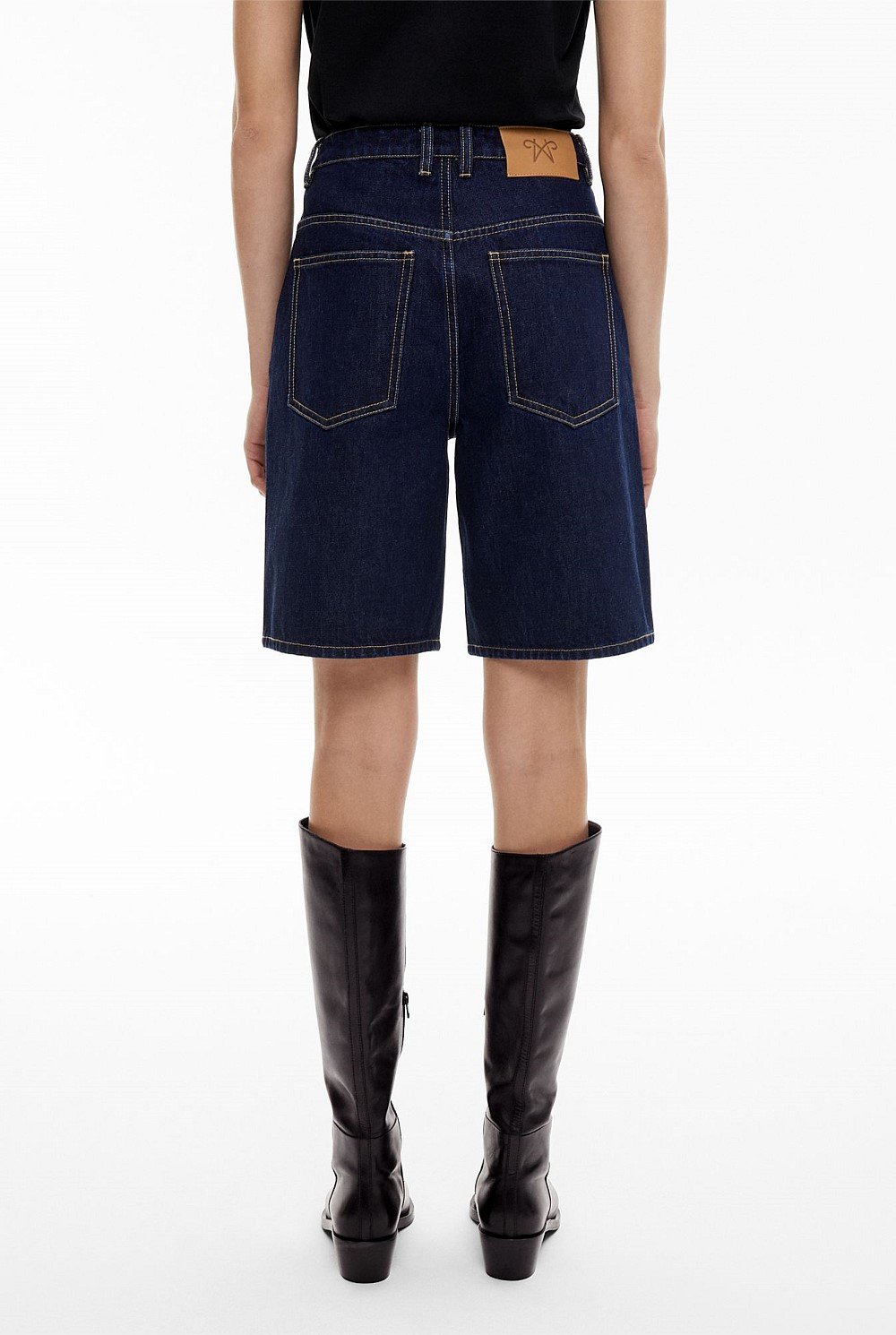 Denim Bermuda Shorts