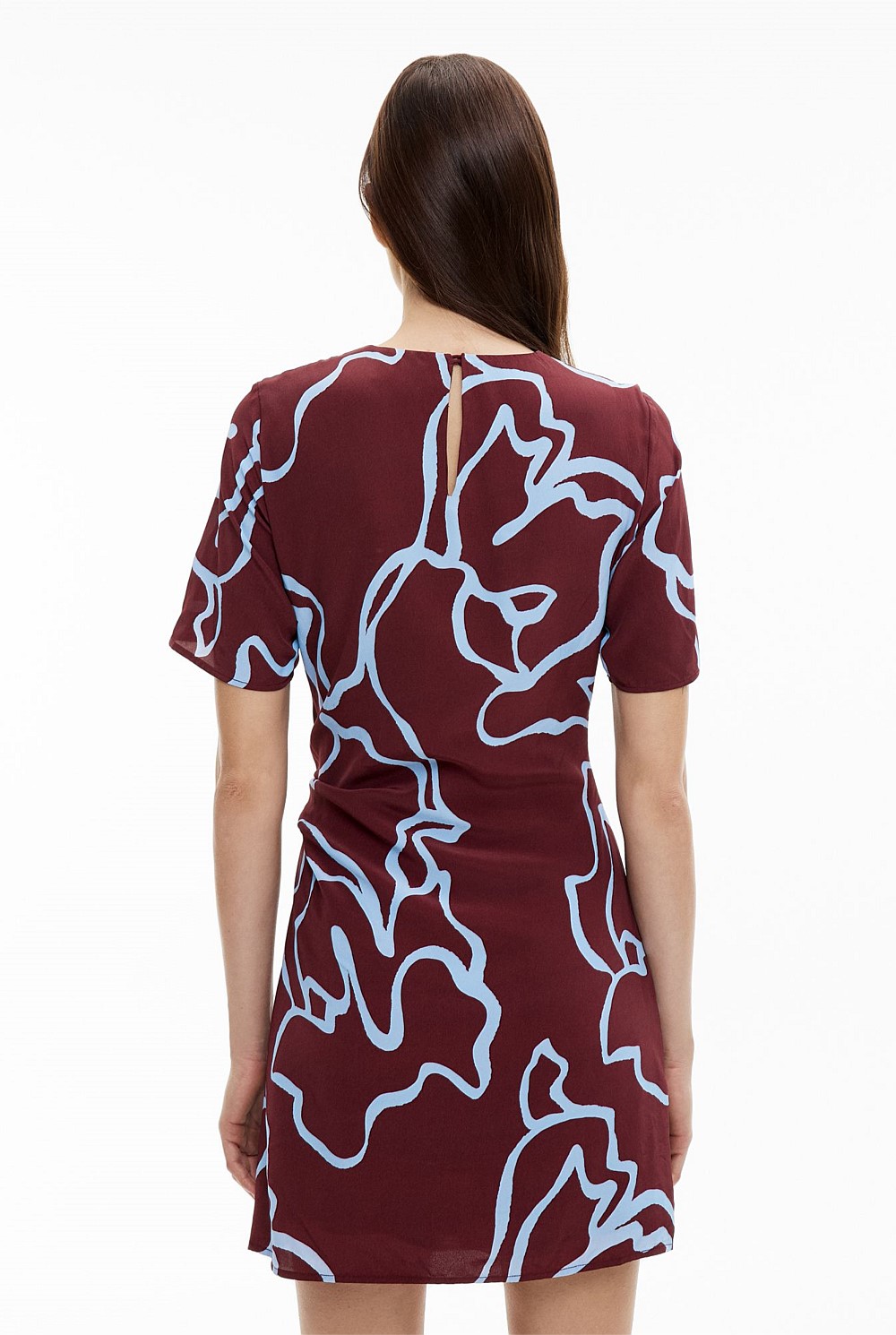 Knot Detail Mini Dress