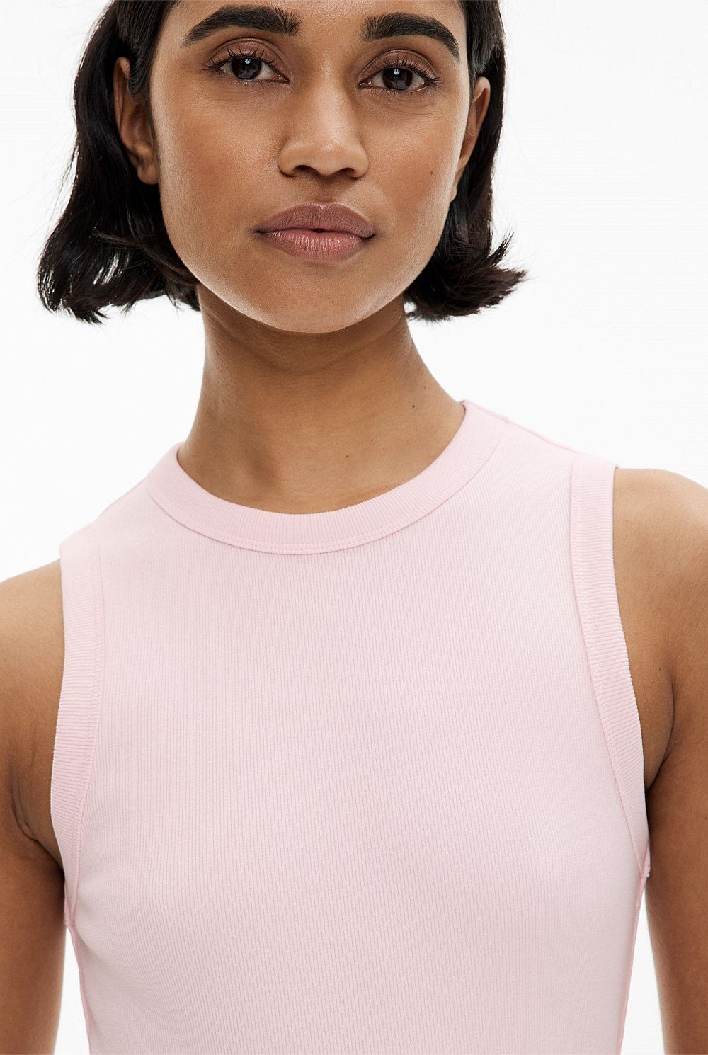 Crew Rib Tank Top