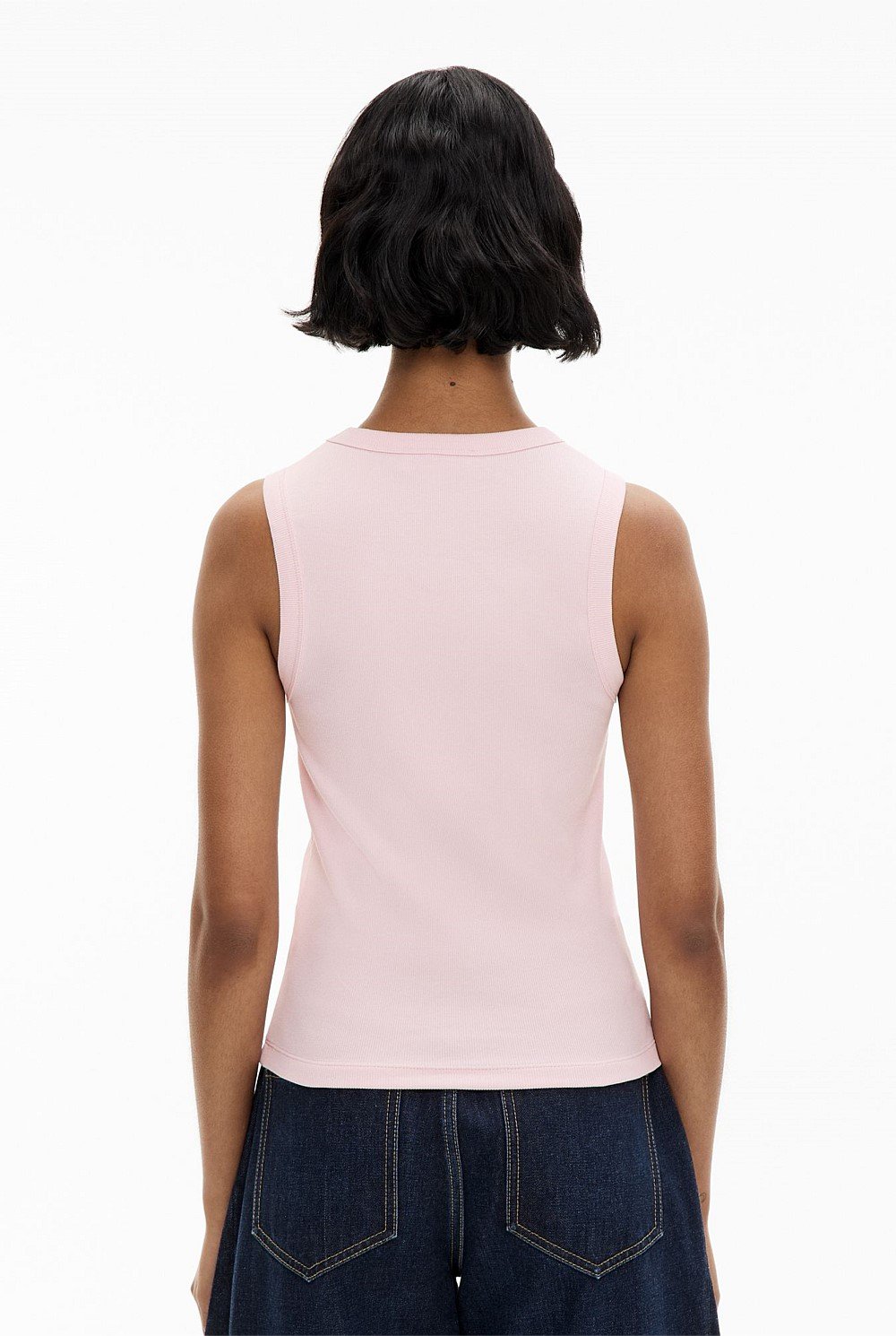 Crew Rib Tank Top