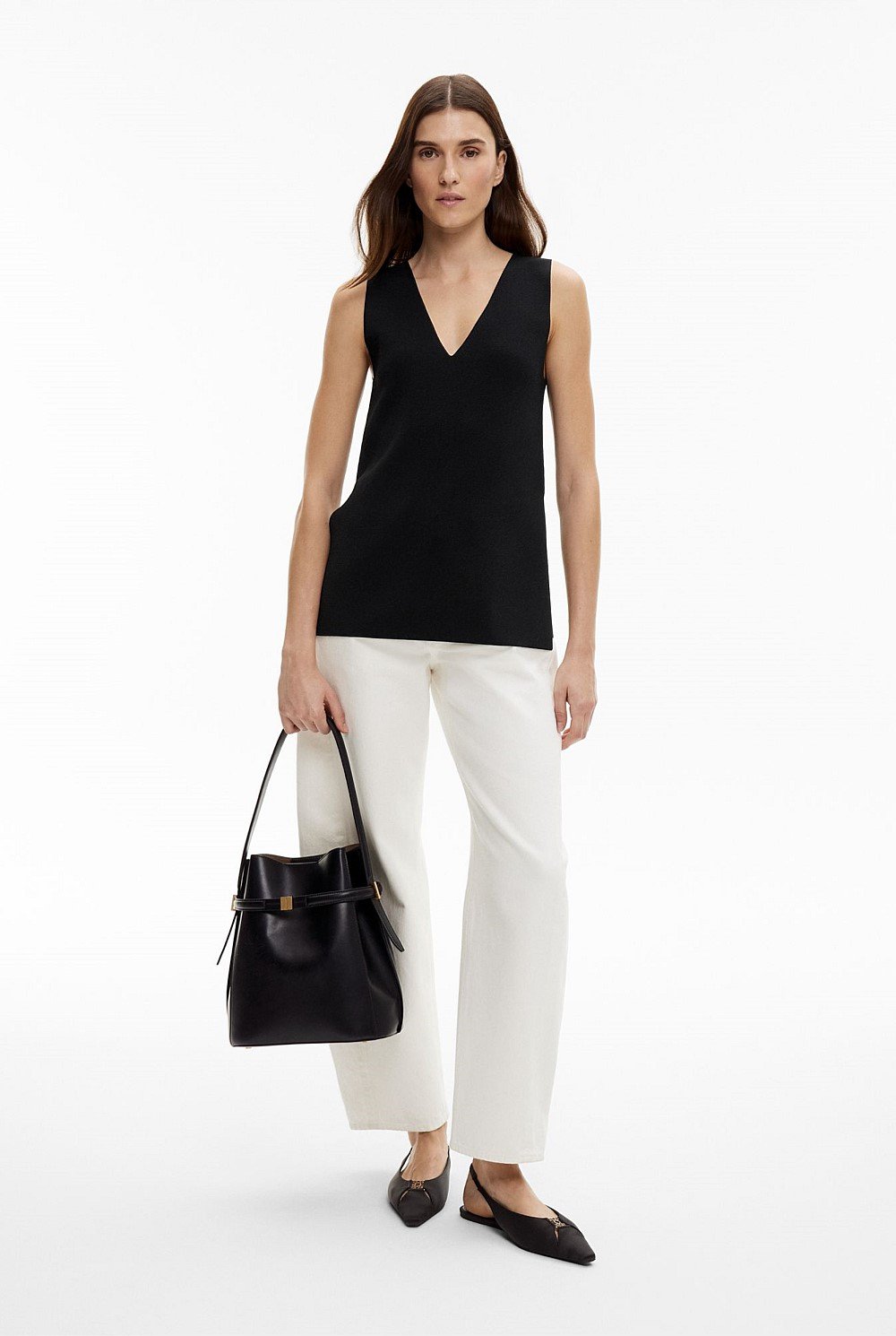 Knit Longline Tank Top