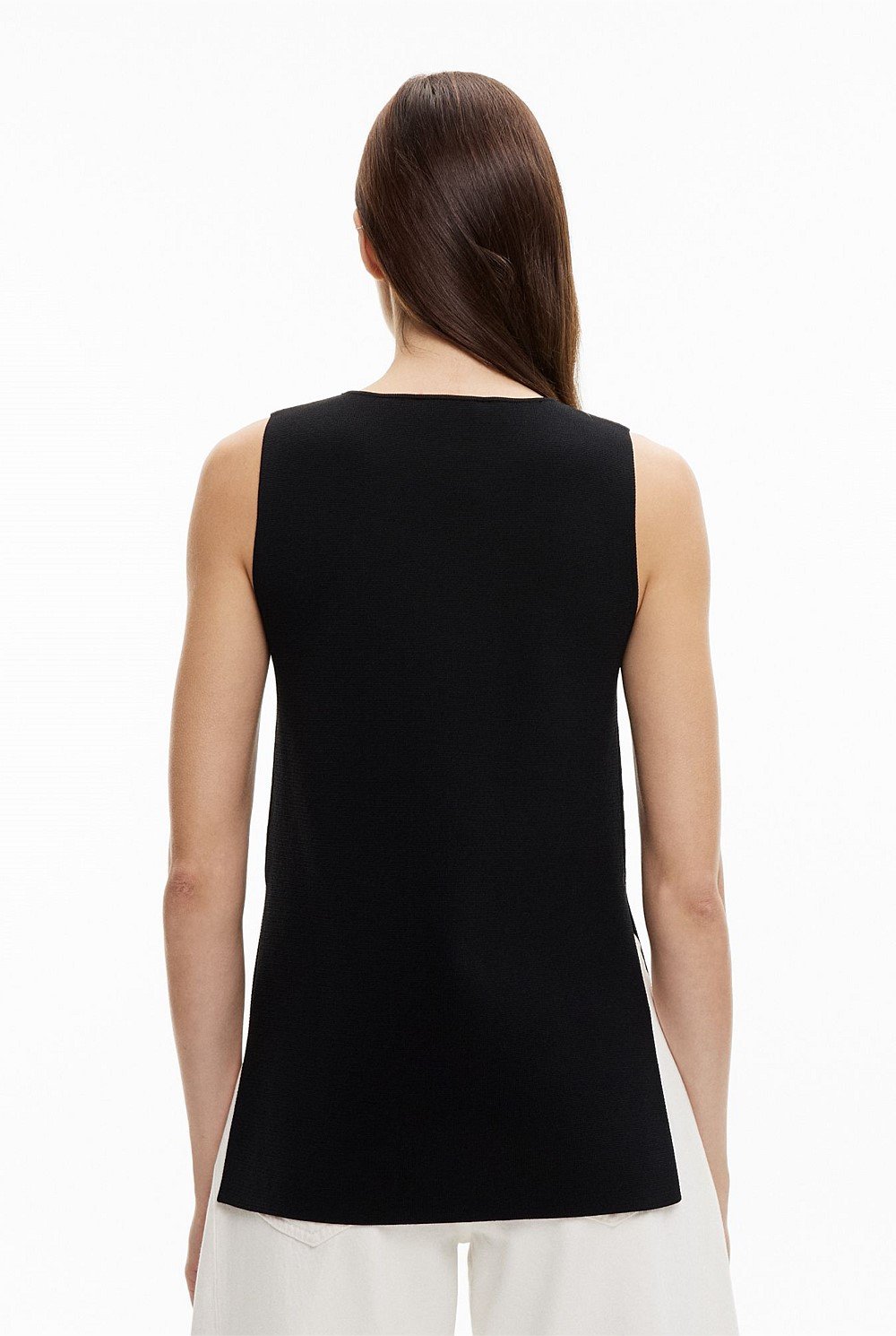 Knit Longline Tank Top