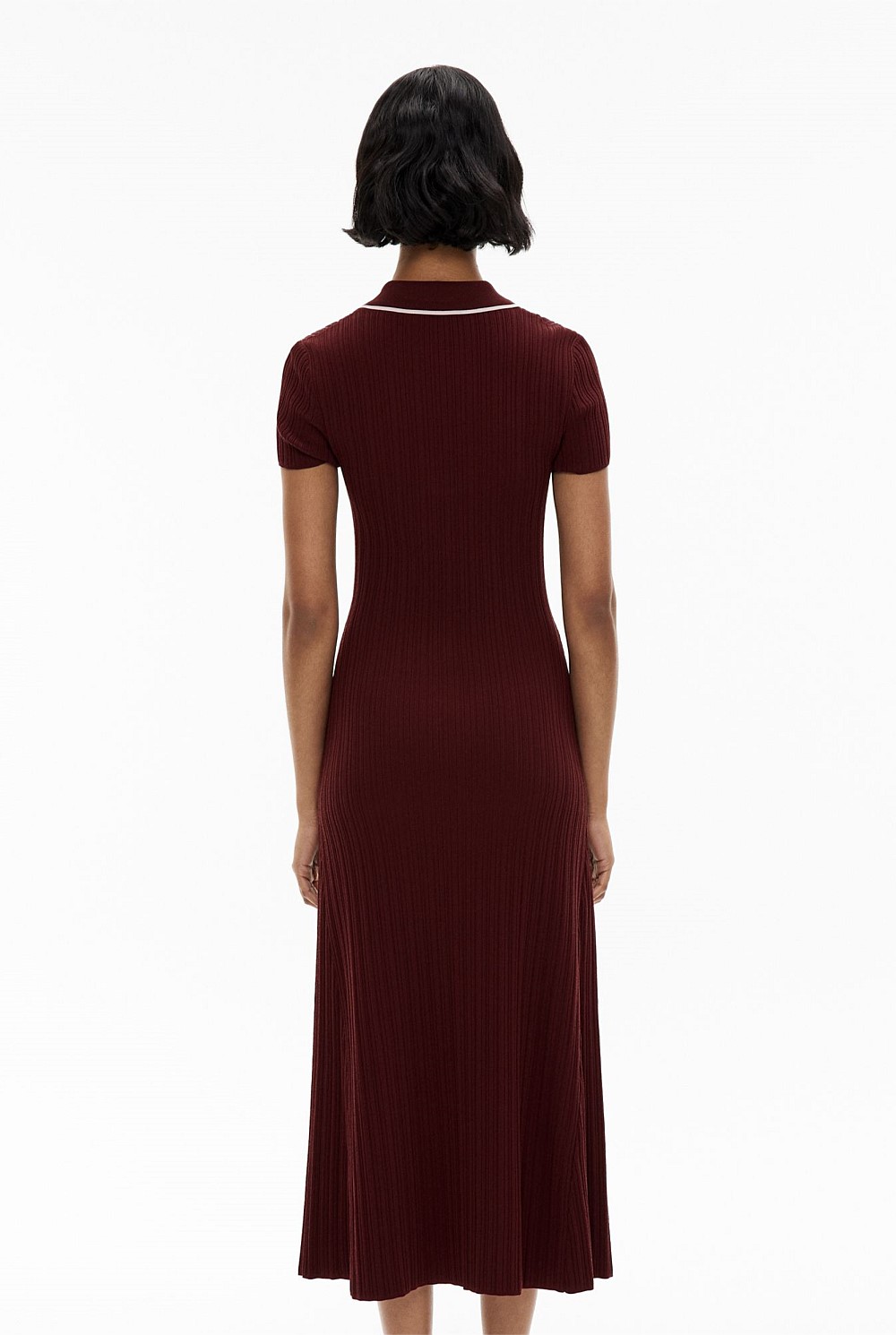 Polo Rib Knit Dress