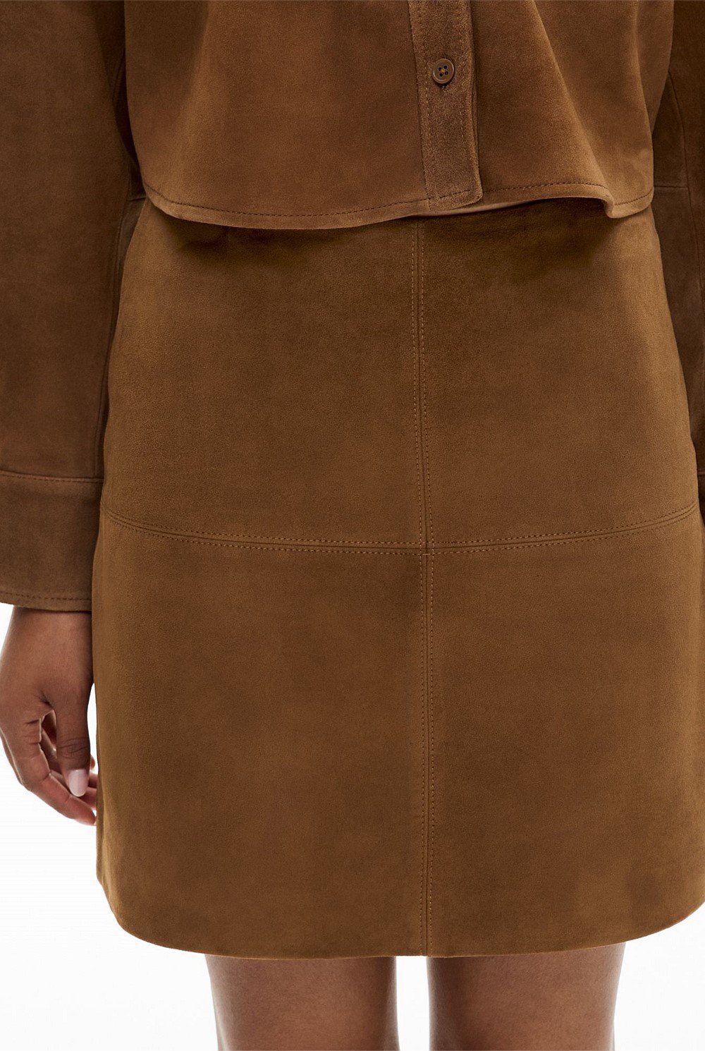 Suede Skirt