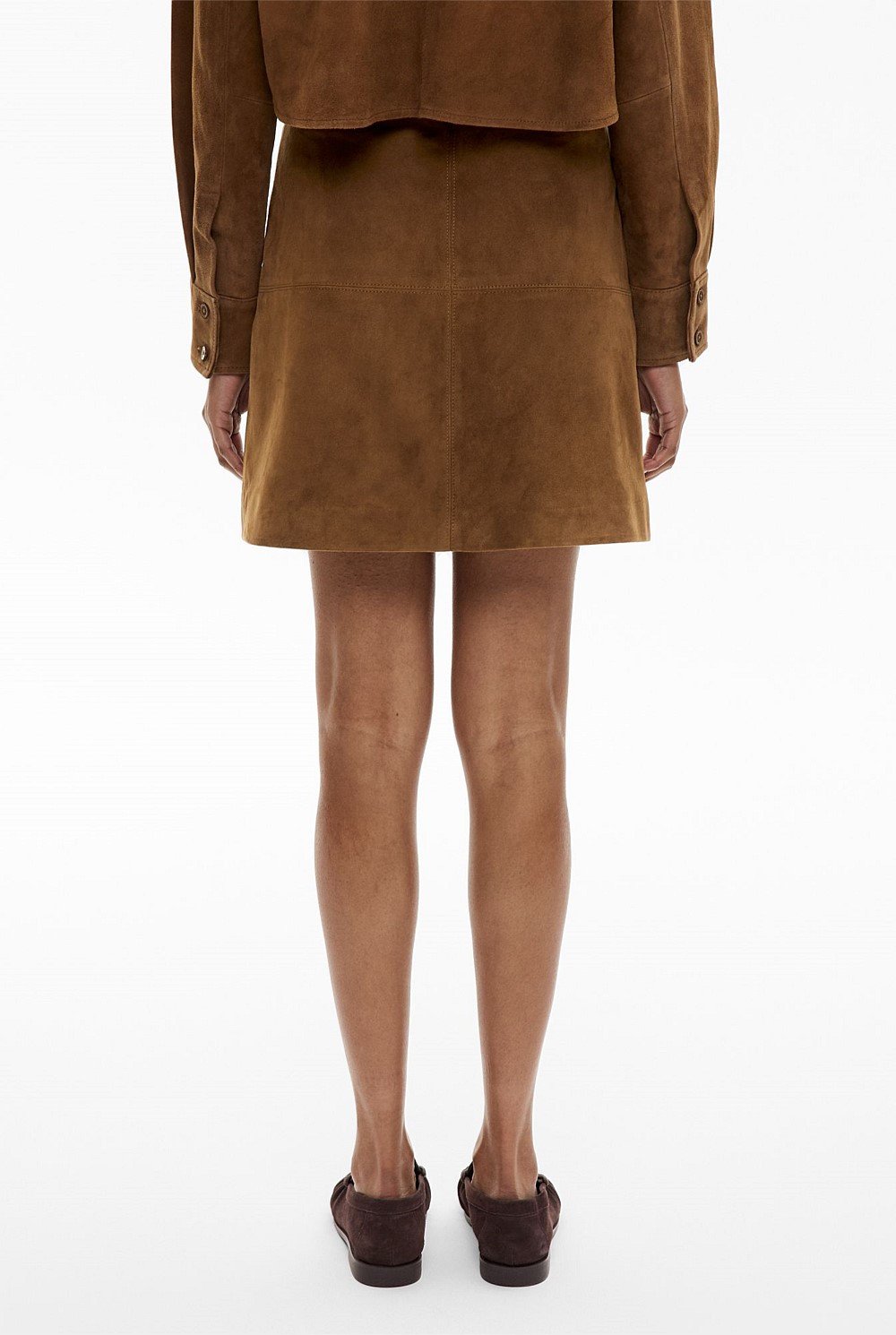 Suede Skirt