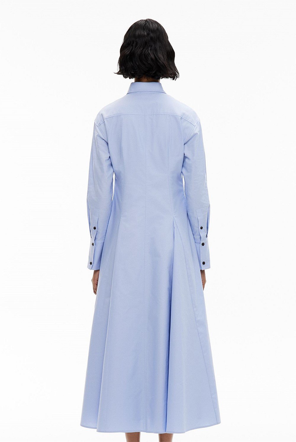 Godet Shirt Dress