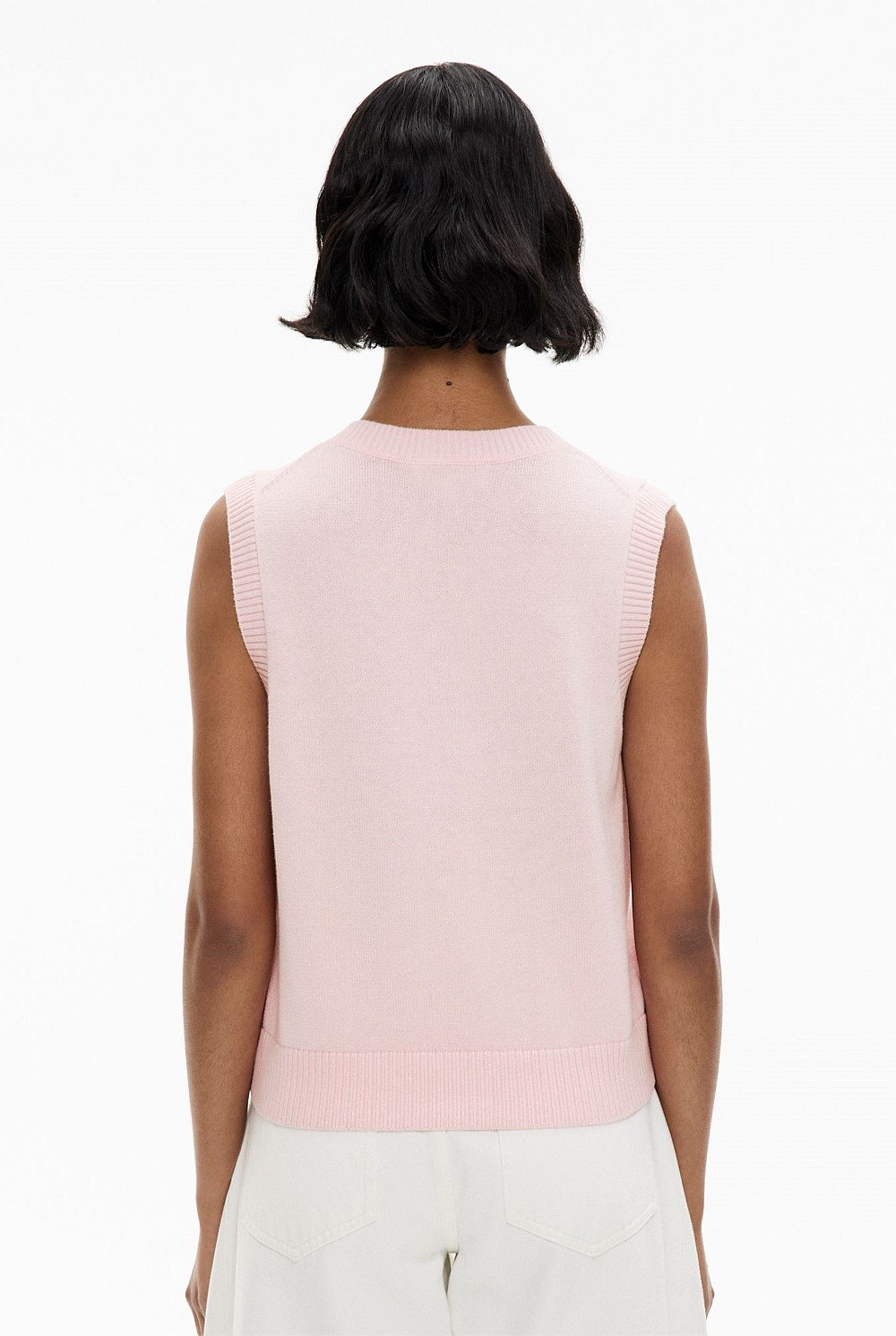 Knit Button Tank Top