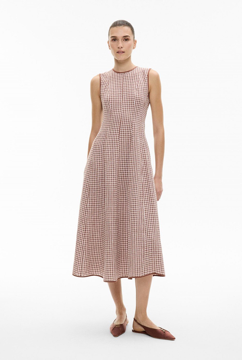 Linen Seam Dress