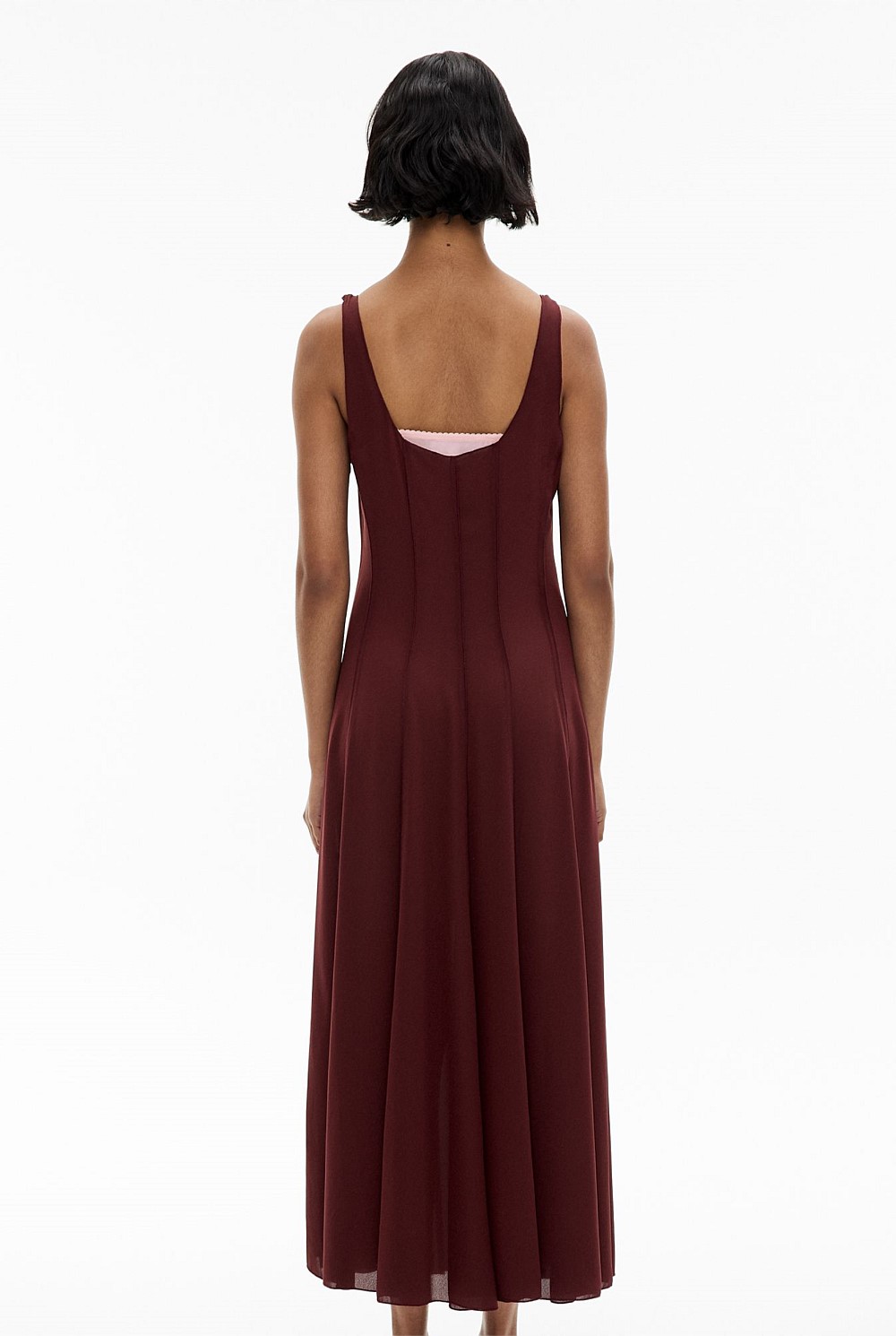 Contrast Layer Dress