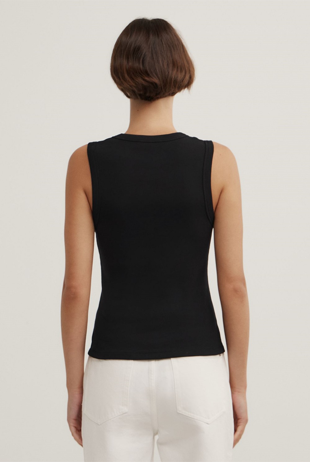 Crew Rib Tank Top