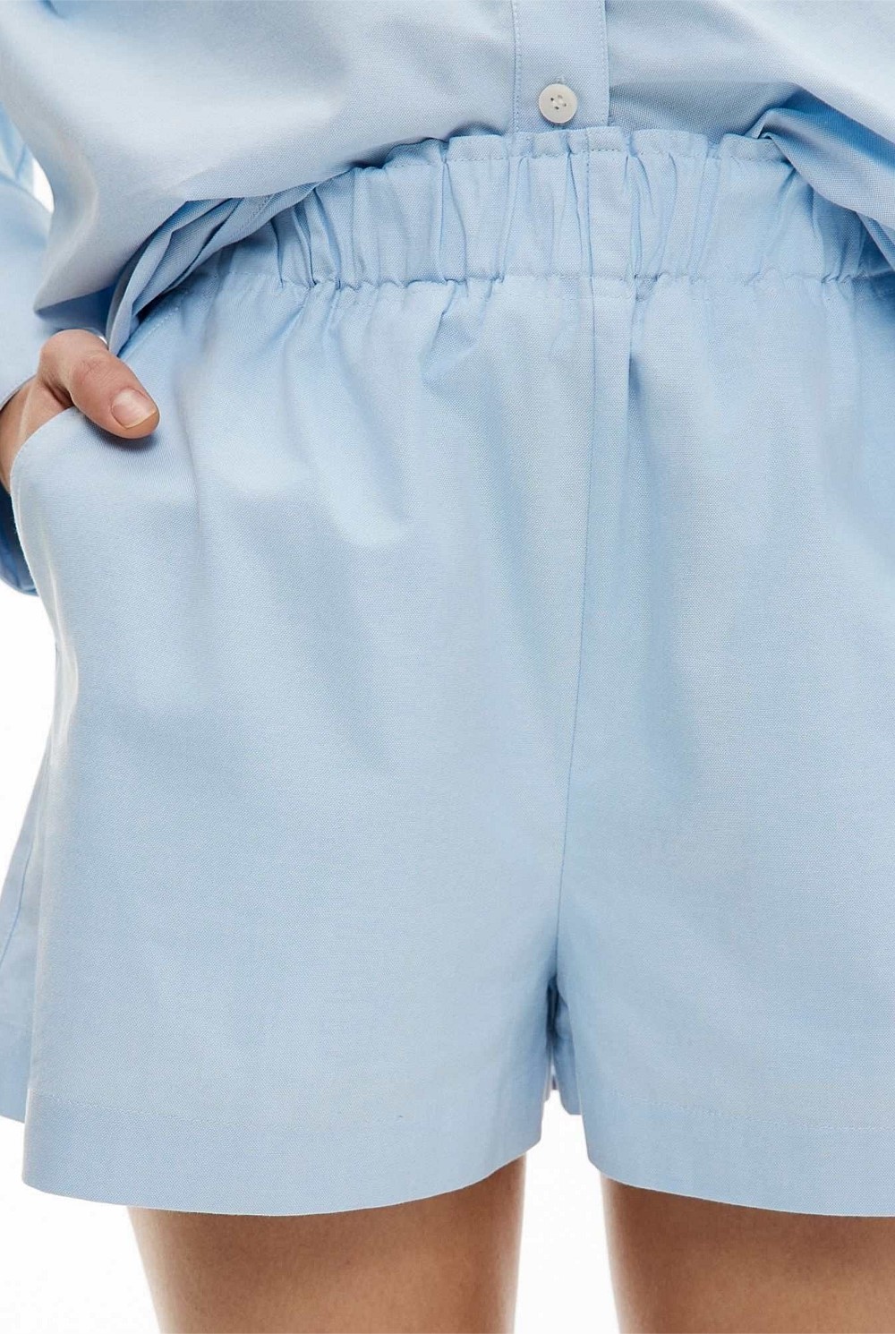 Cotton Oxford Shorts