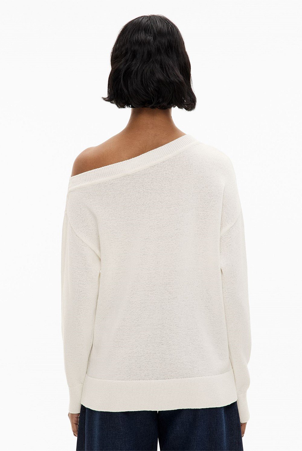 Asymmetric Slouch Knit