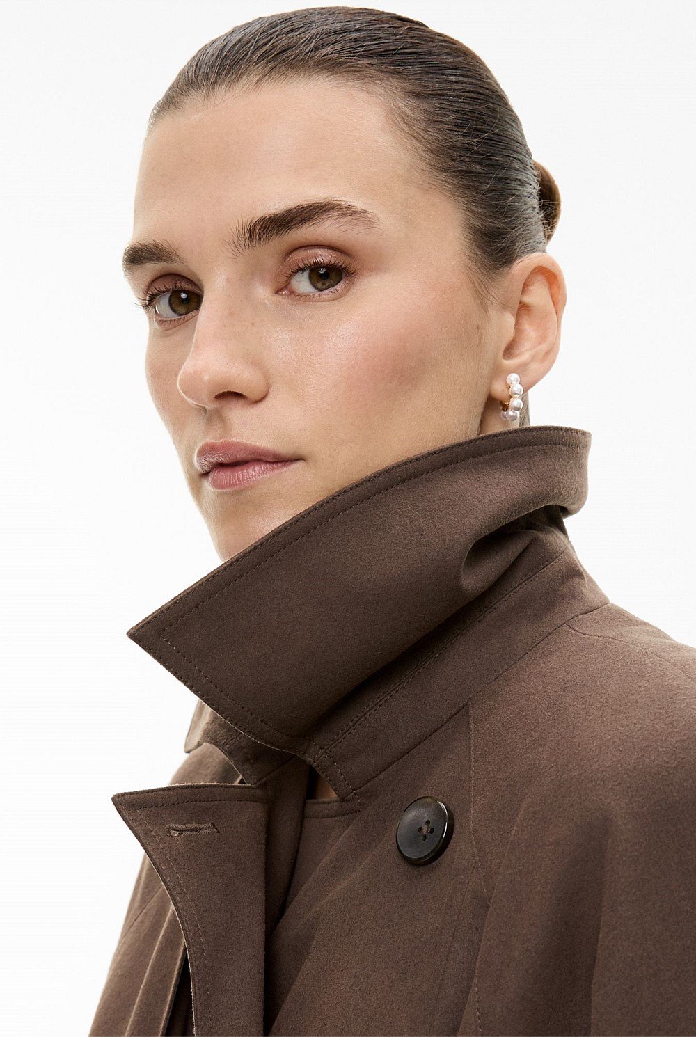 Maisie Pearl Hoop Earrings
