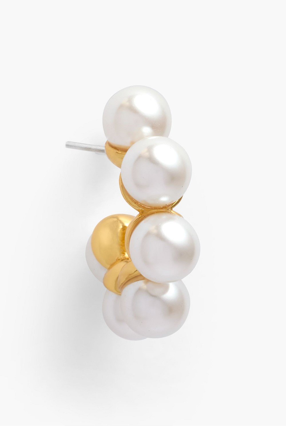 Maisie Pearl Hoop Earrings