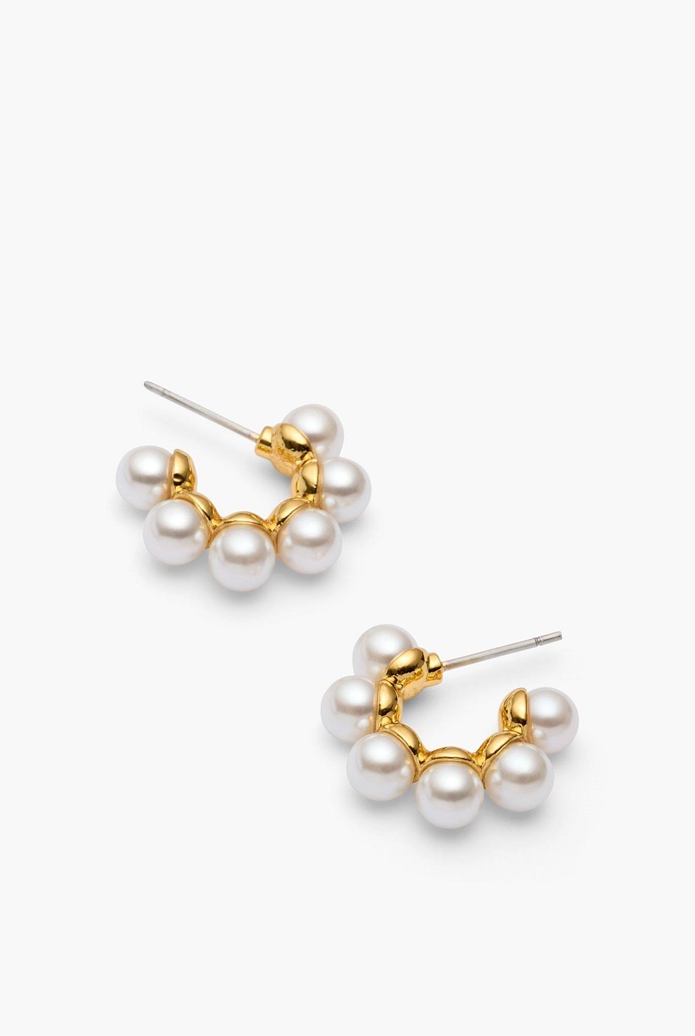 Maisie Pearl Hoop Earrings