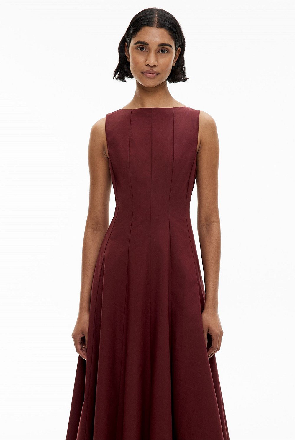 Panelled Midi Dress