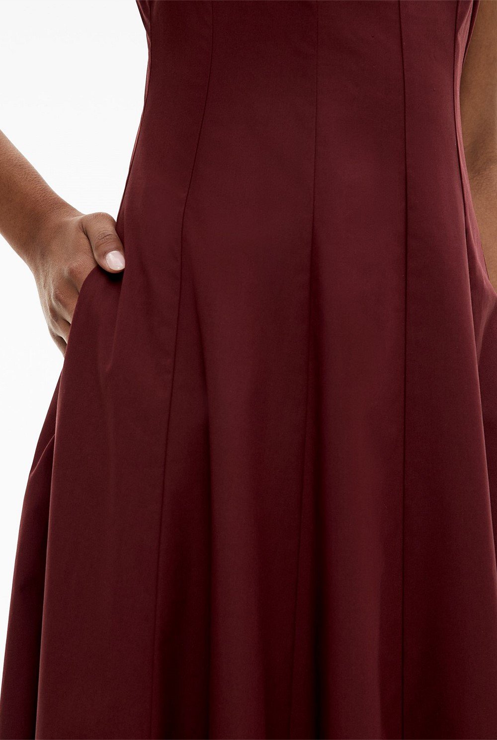 Panelled Midi Dress