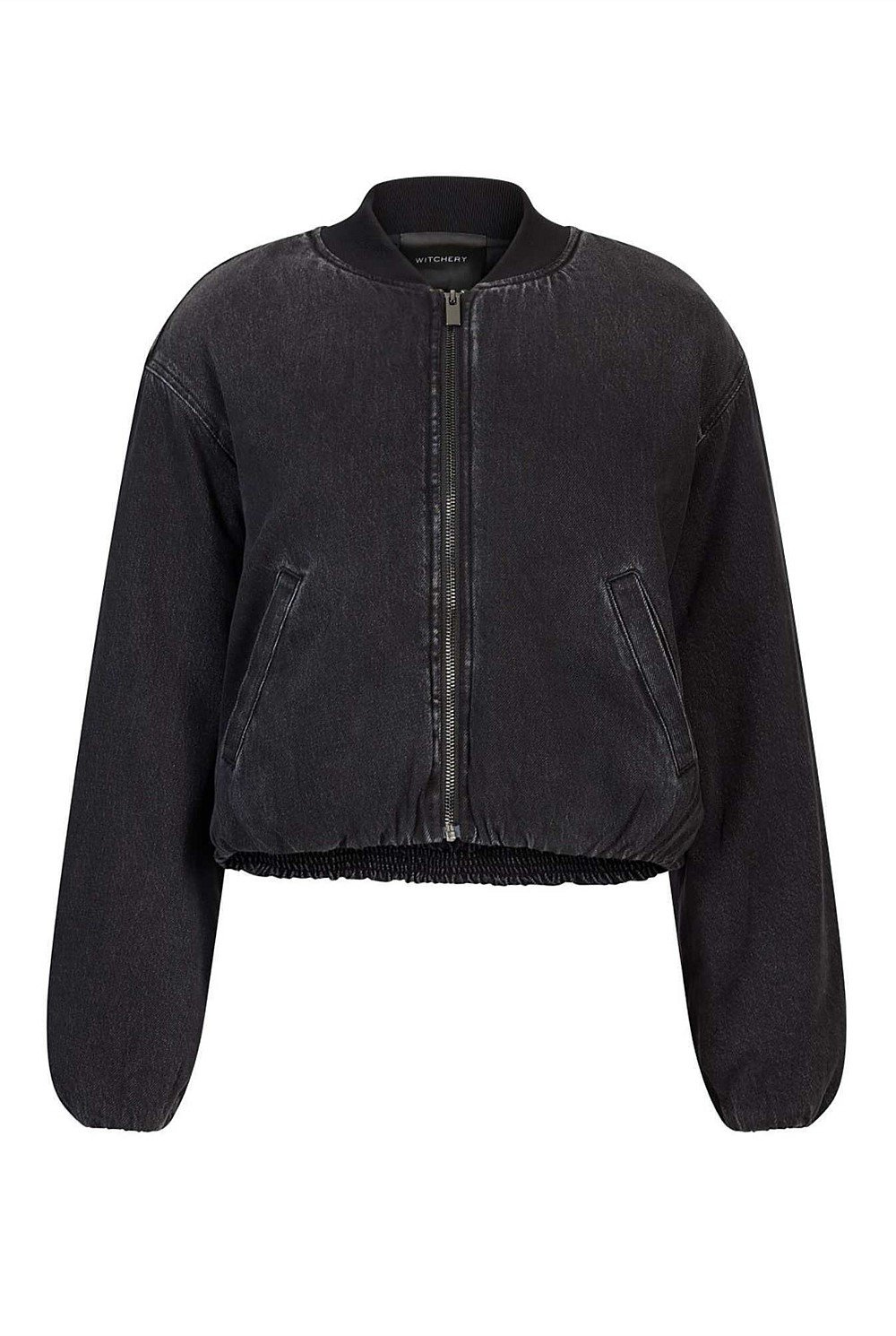 Bubble Hem Denim Jacket