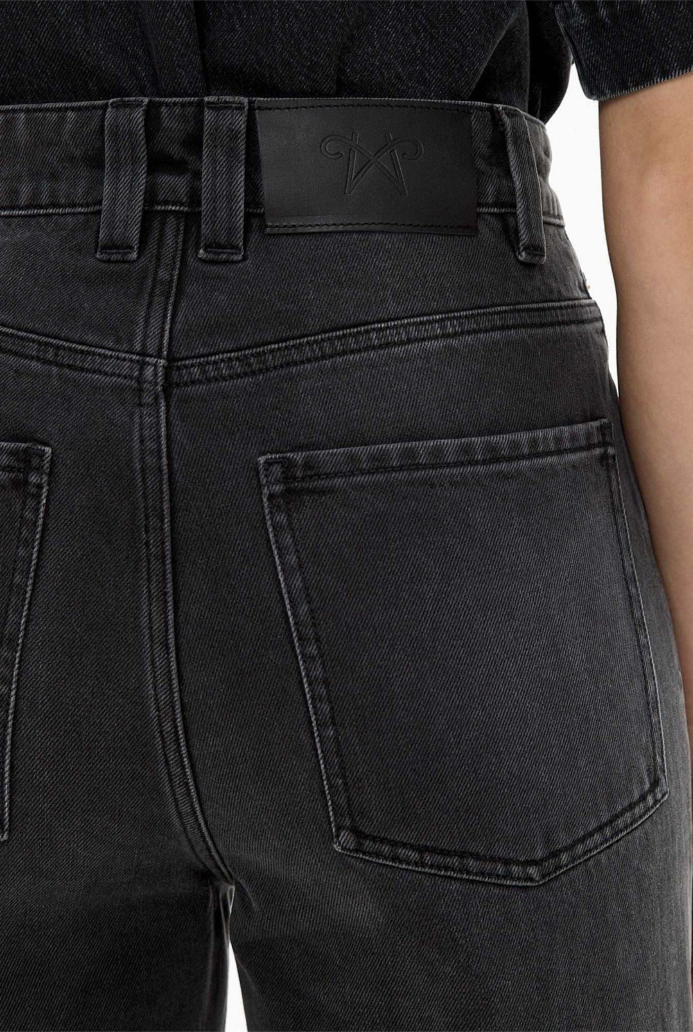 Button Detail Jeans