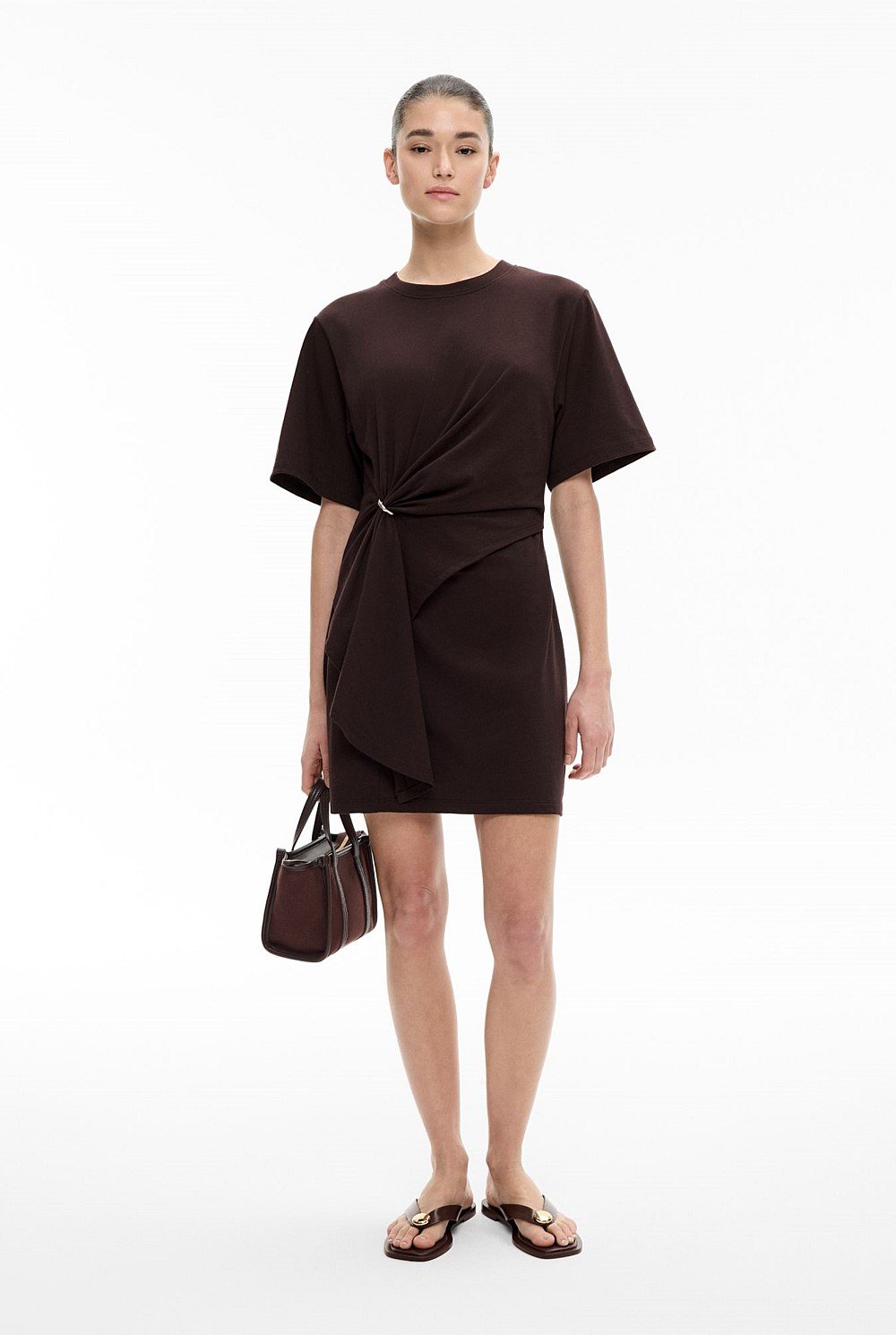 Trim Detail Tee Dress