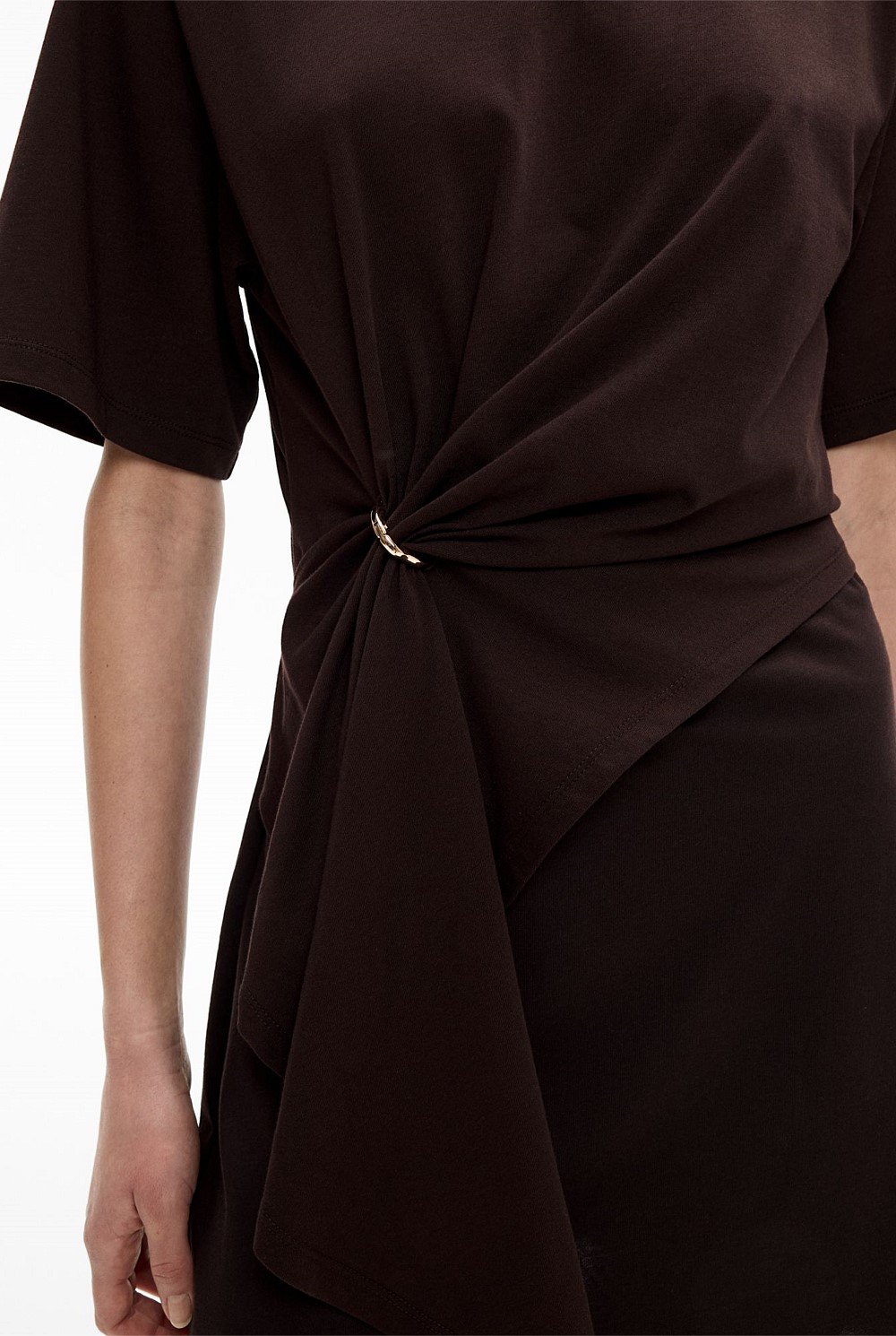 Trim Detail Tee Dress