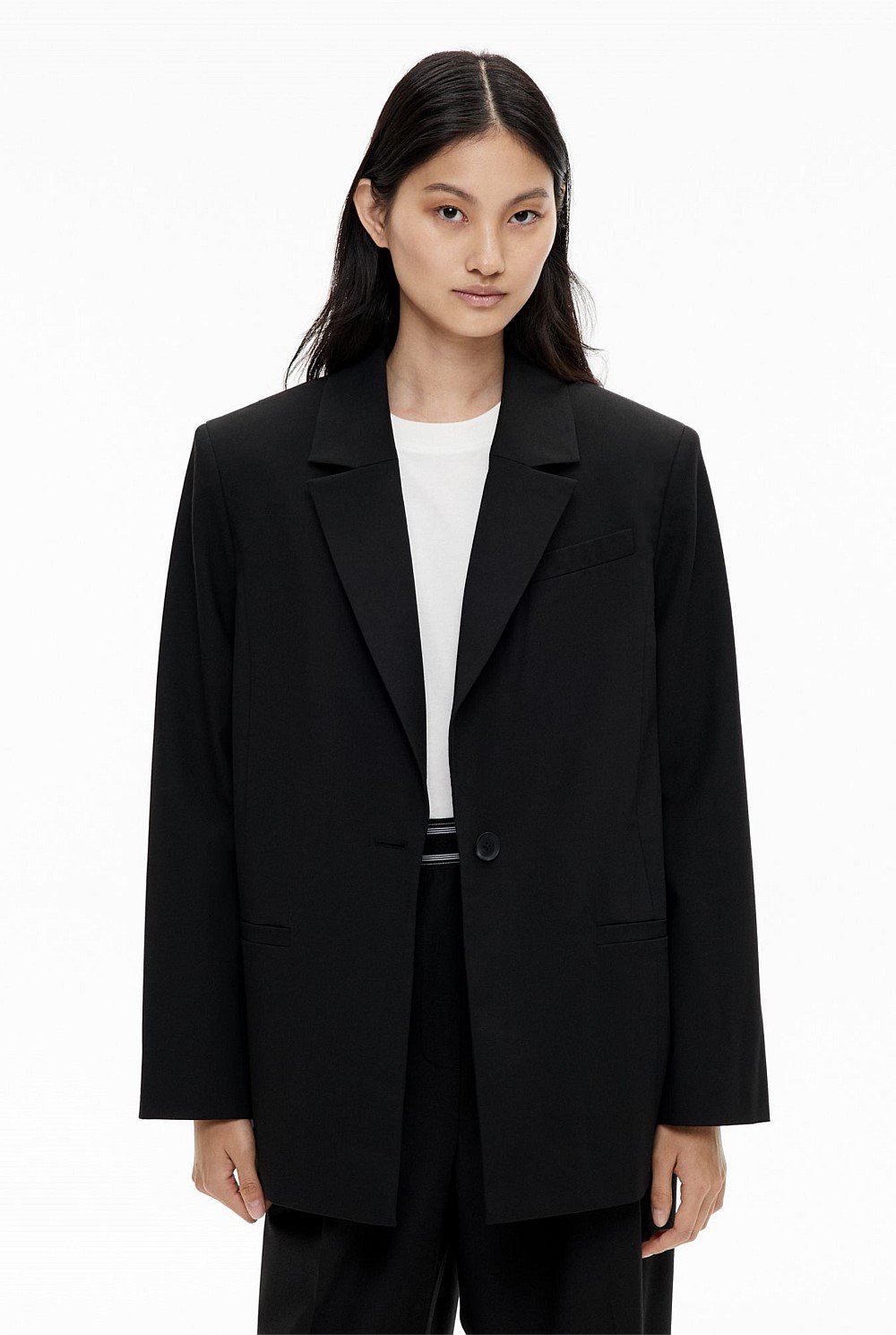 Cross Back Blazer