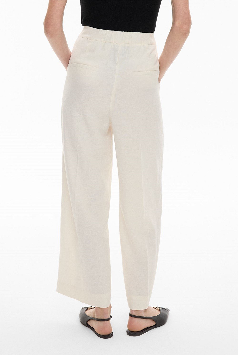 Linen Crop Pants