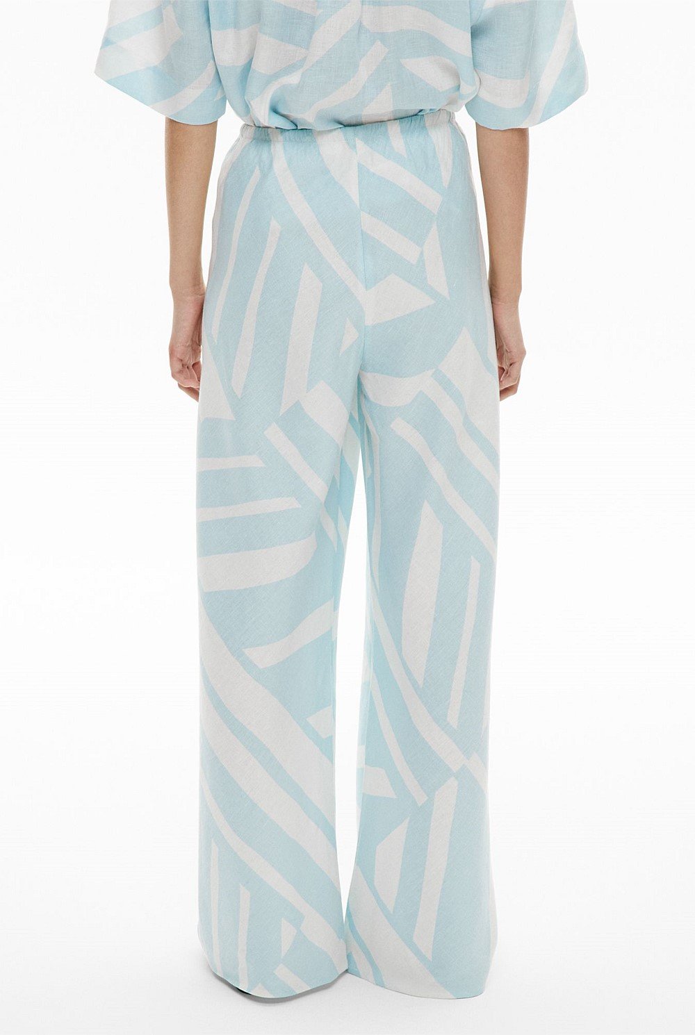Bias Linen Pants