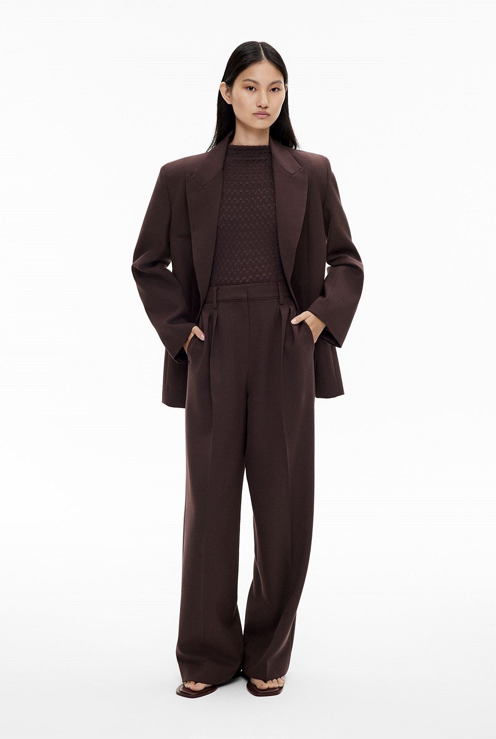 Piped Detail Pants