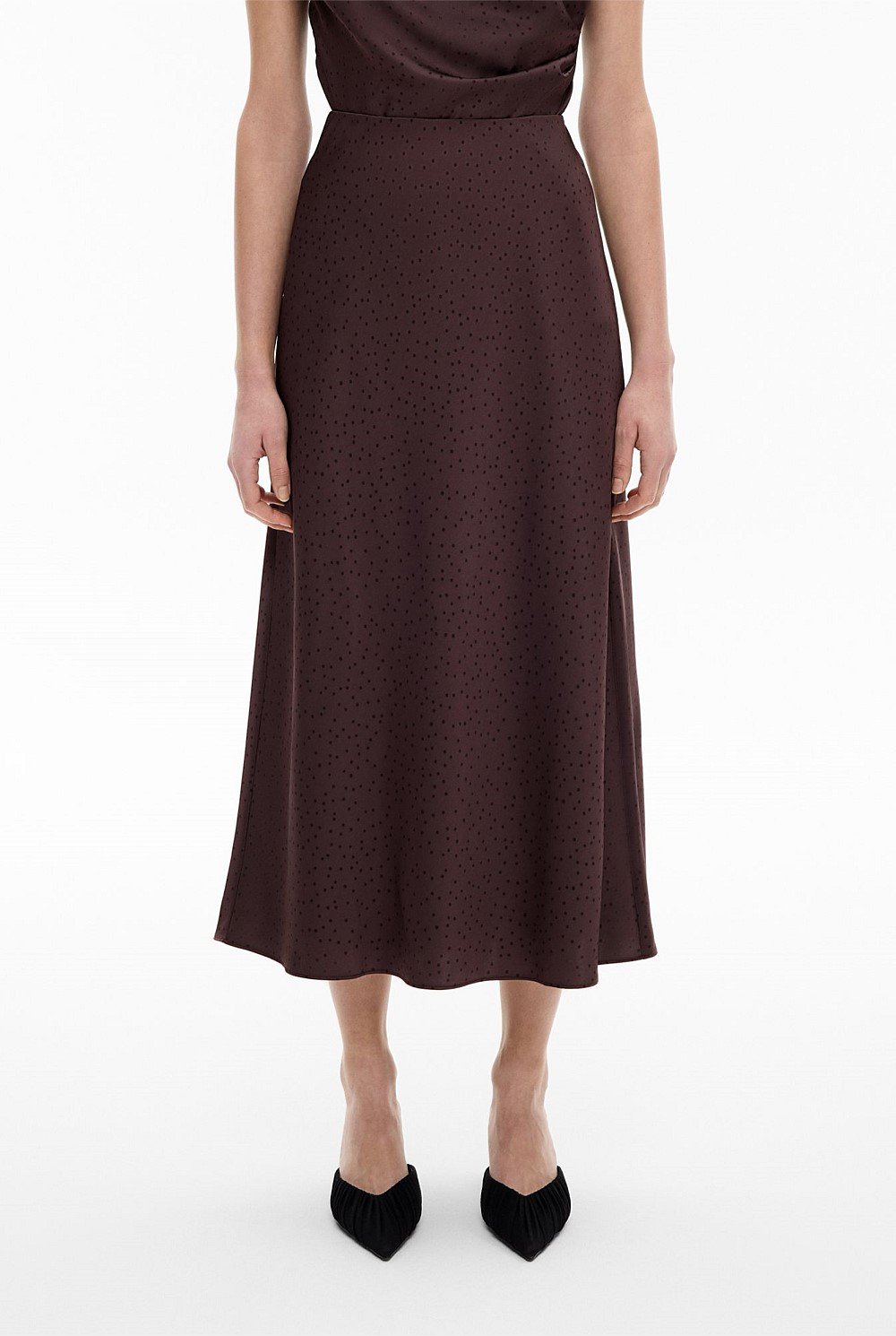 Bias Midi Skirt