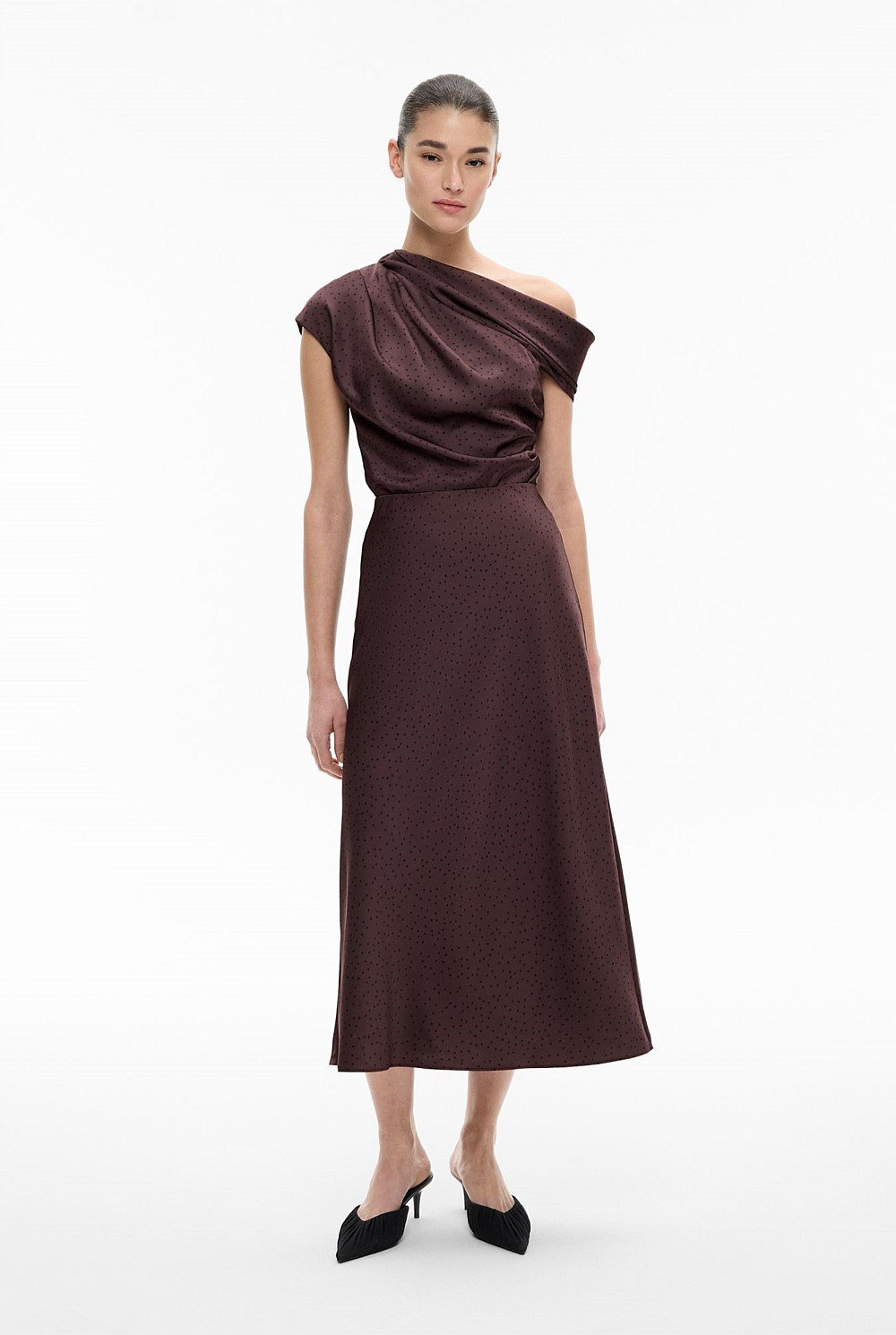 Bias Midi Skirt