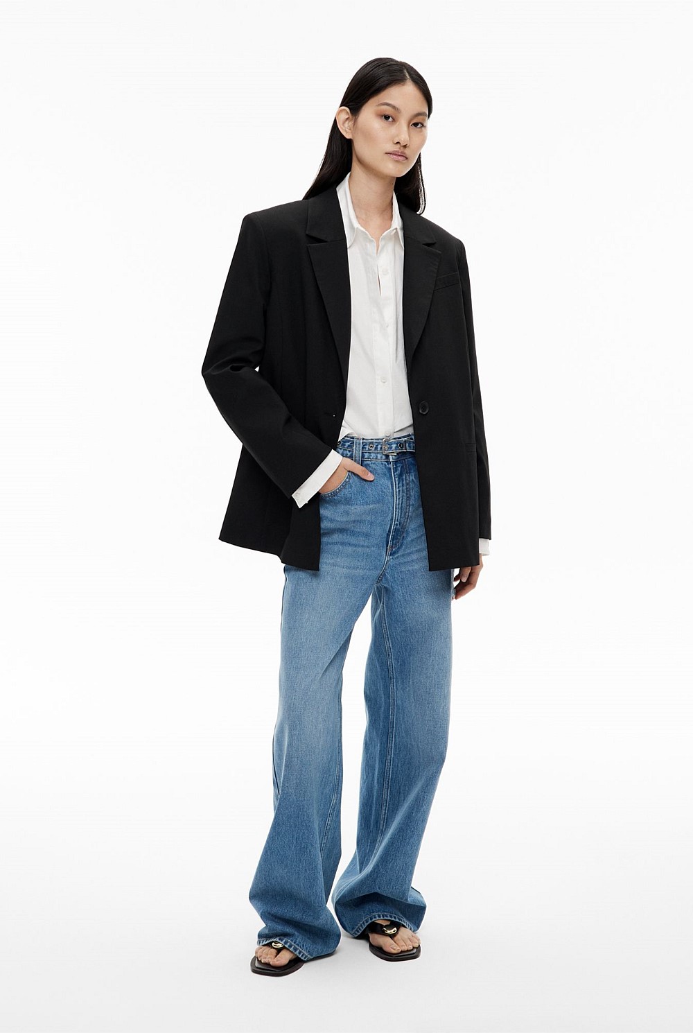 Belt Detail Jeans