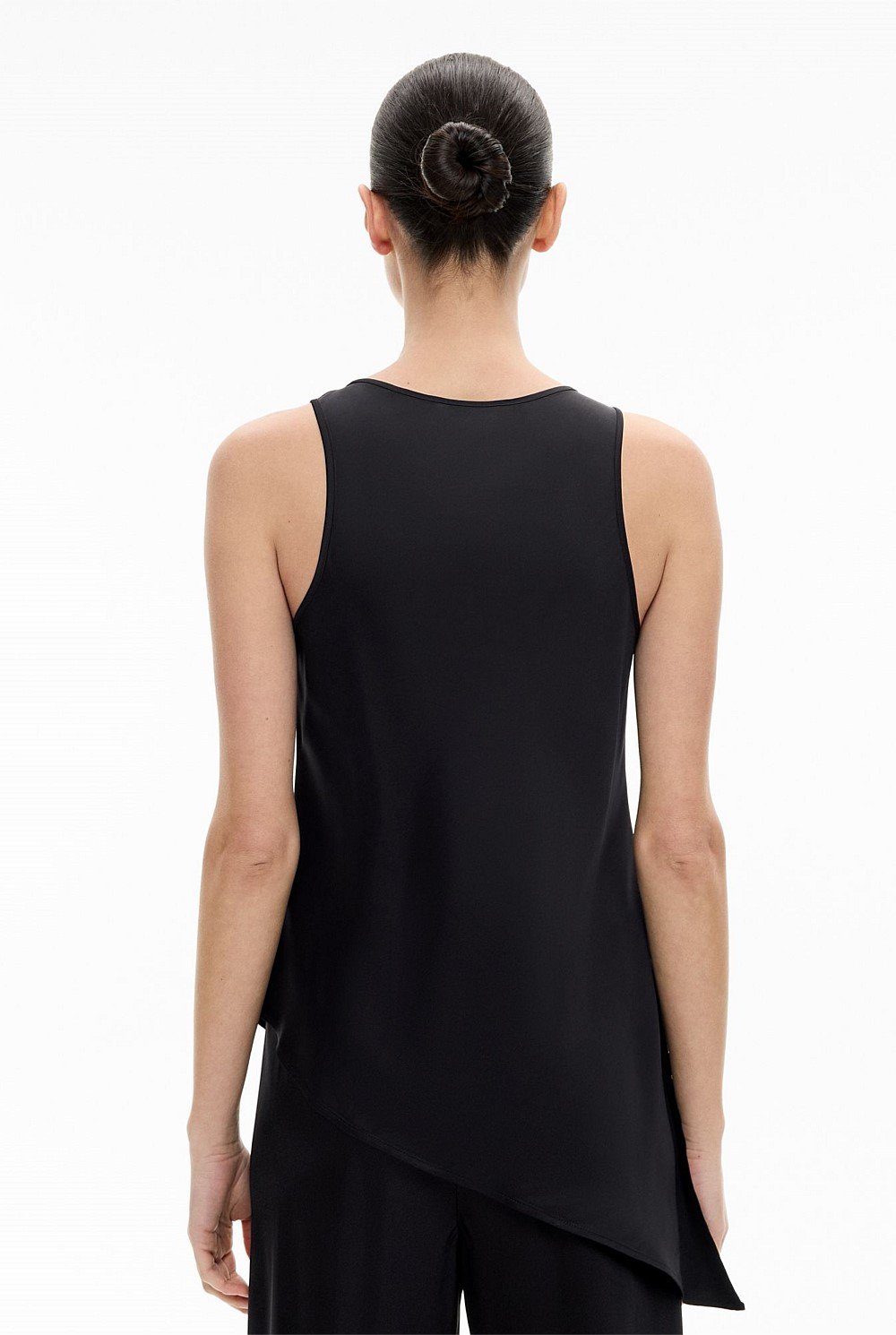 Asymmetrical Scoop Tank Top