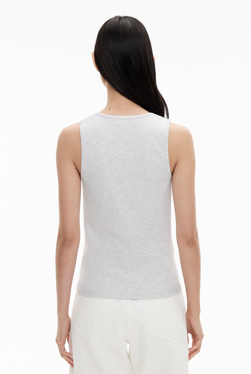 Scoop Rib Tank Top