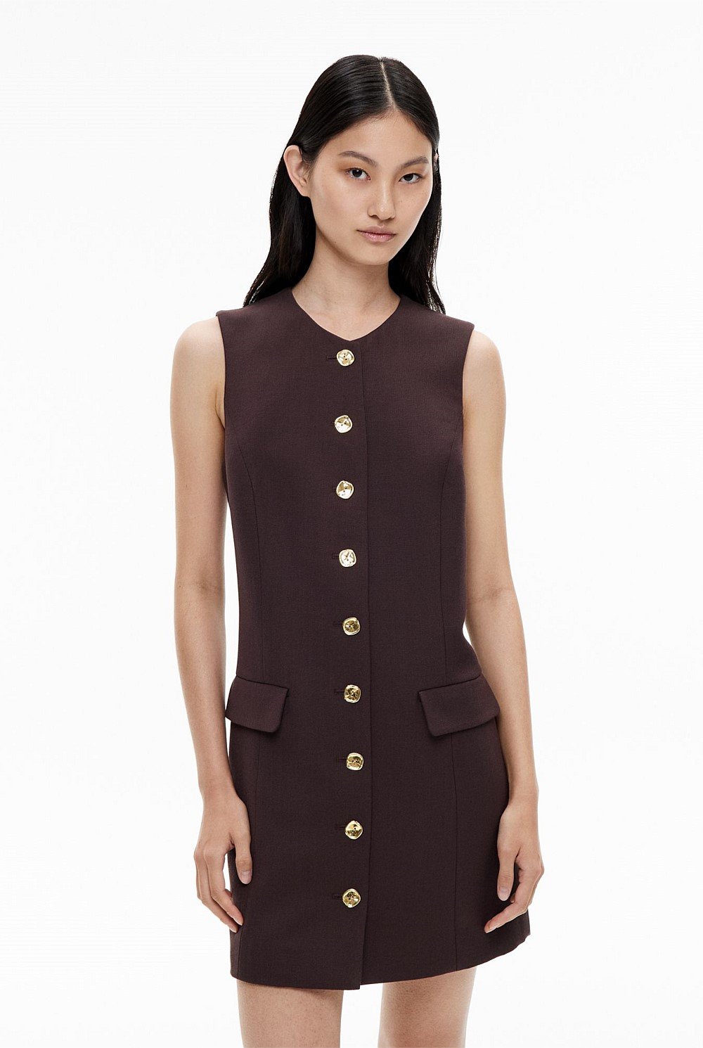 Button Detail Dress