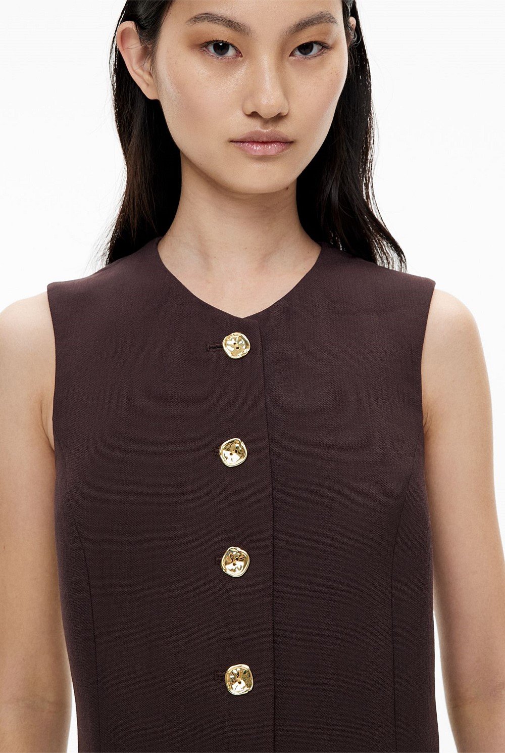 Button Detail Dress