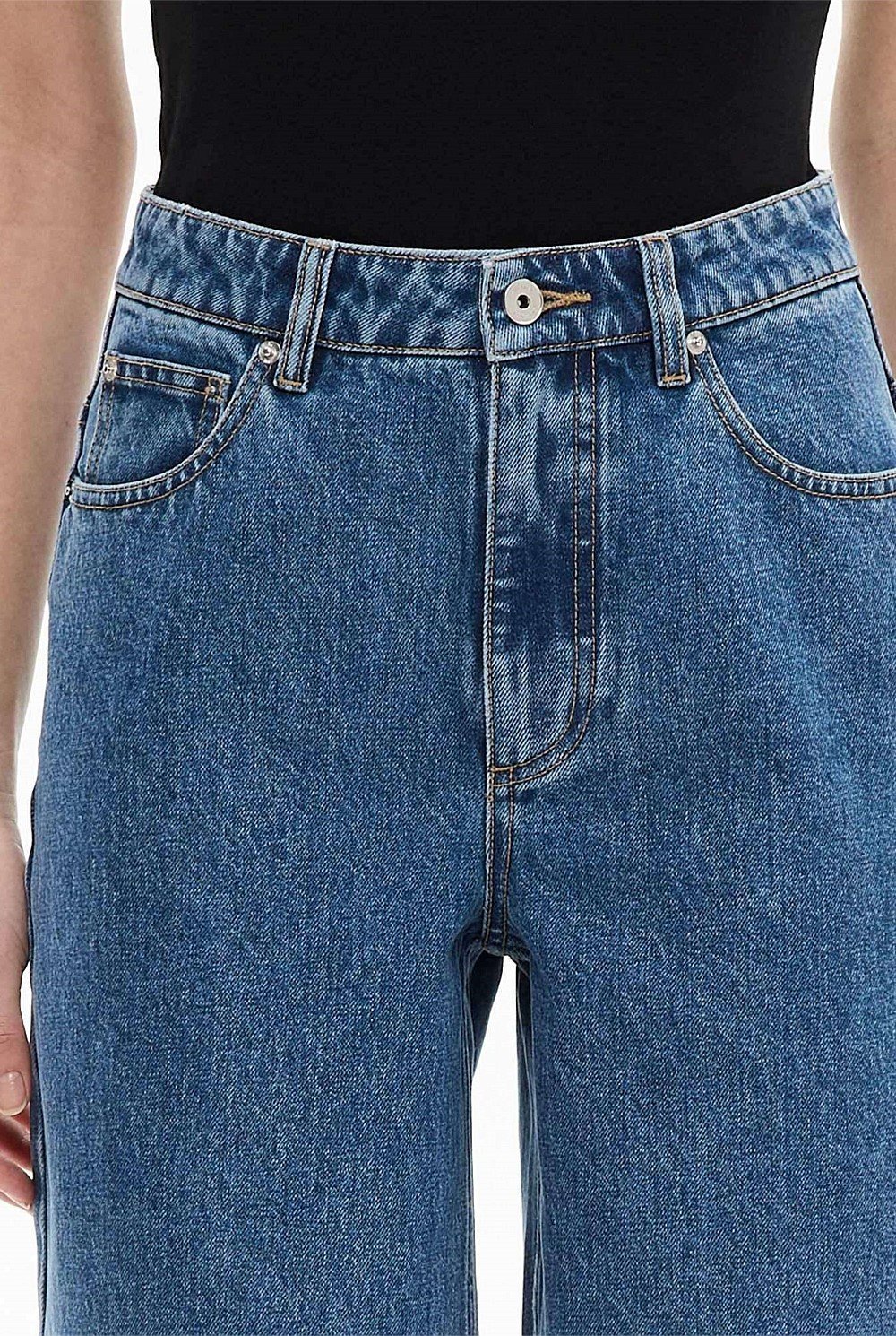Denim Bermuda Shorts